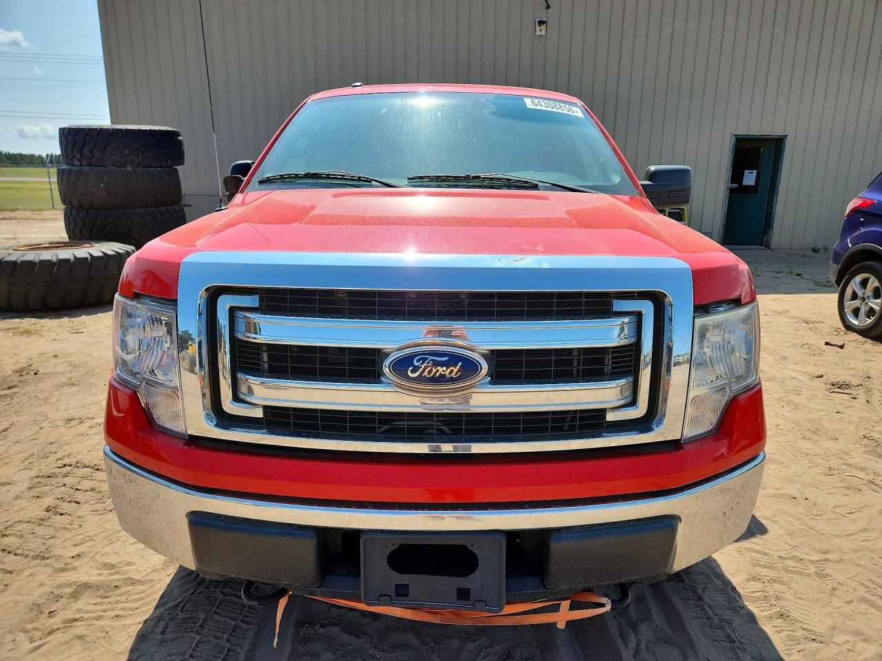 2013 Ford F150 Supercrew Red vin: 1FTFW1EF6DFC08396