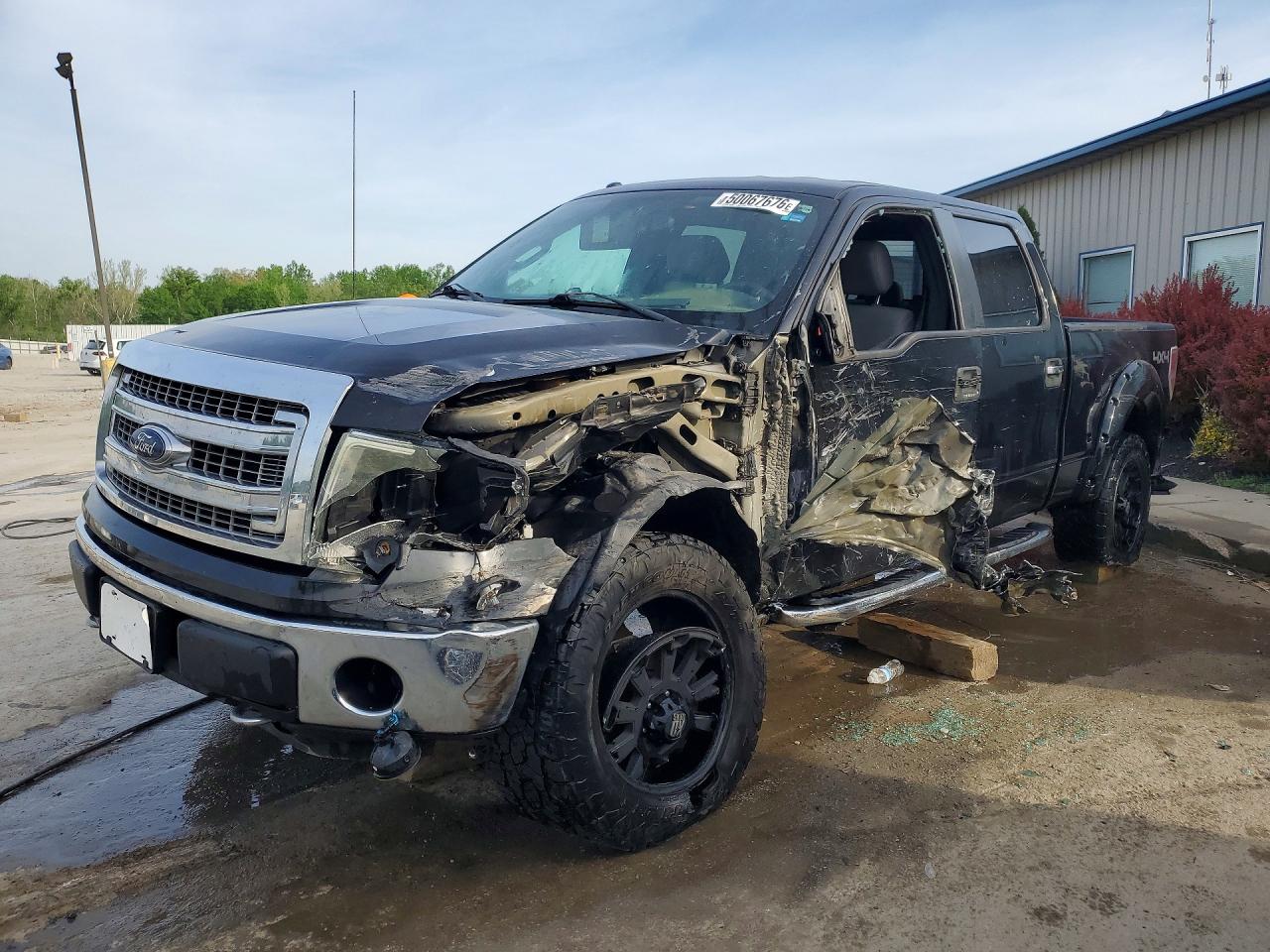 2013 Ford F150 Supercrew Black vin: 1FTFW1EF6DFC20614
