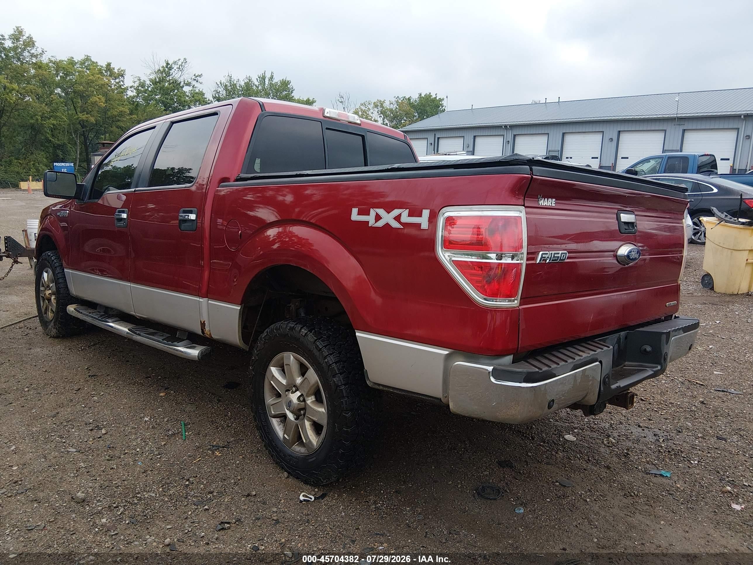 2013 Ford F-150 Xlt Red vin: 1FTFW1EF6DFD02312