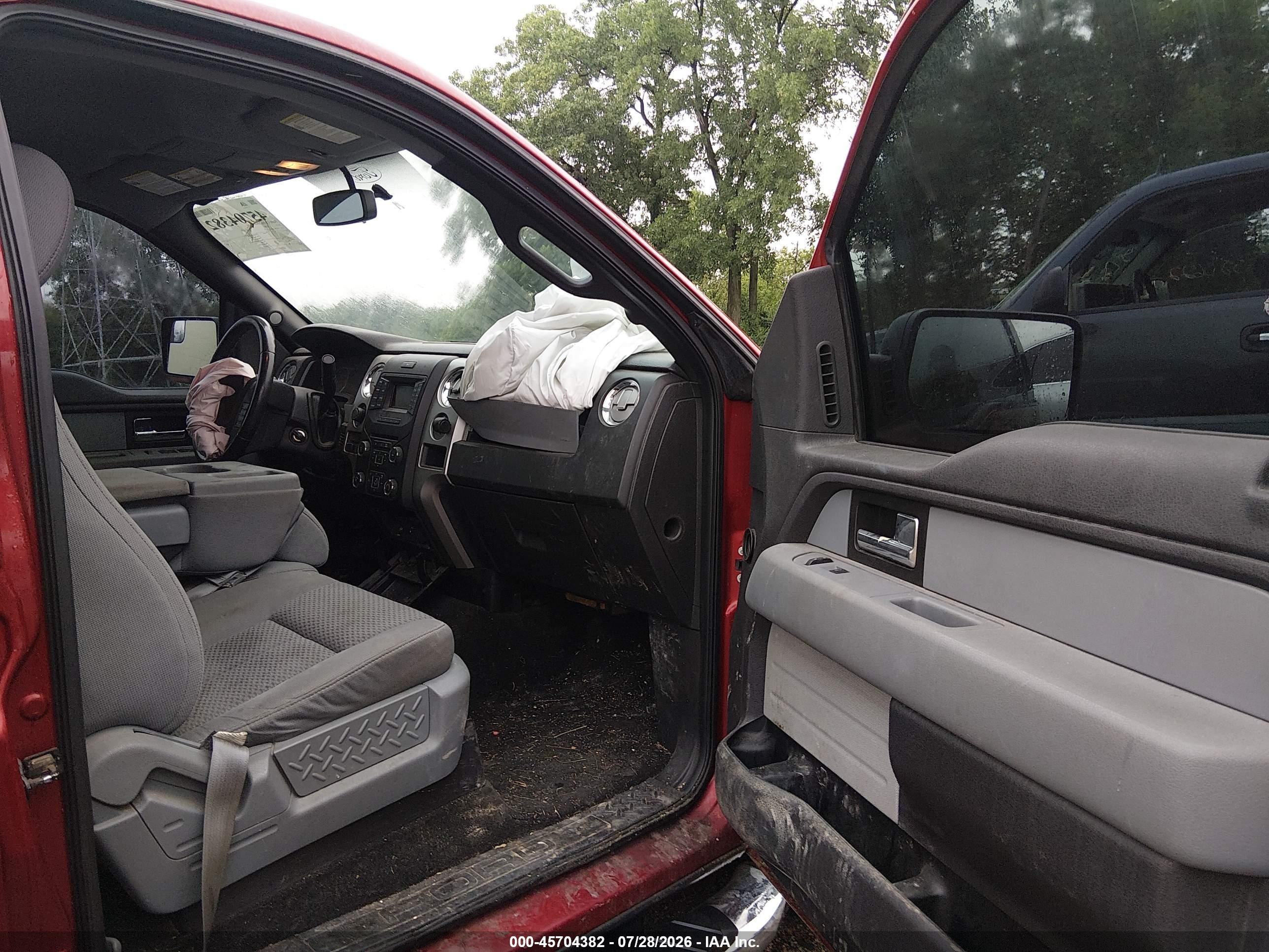 2013 Ford F-150 Xlt Red vin: 1FTFW1EF6DFD02312