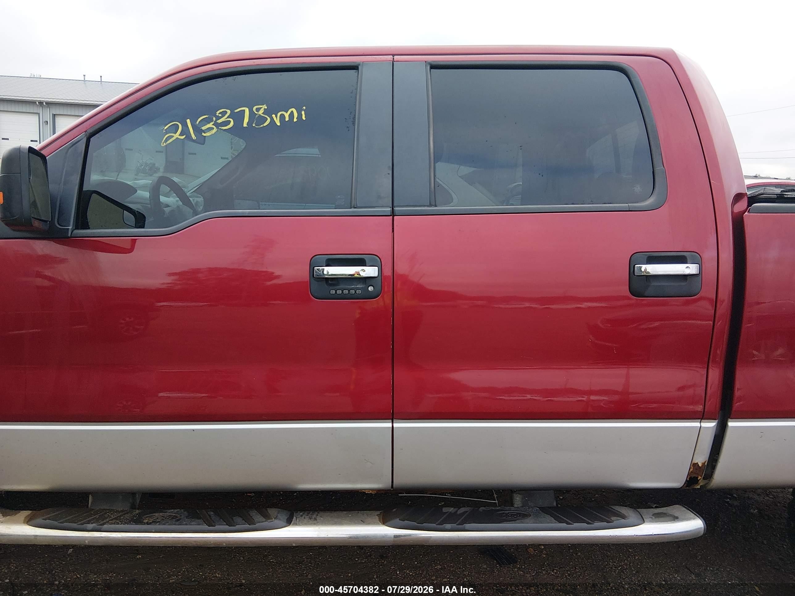 2013 Ford F-150 Xlt Red vin: 1FTFW1EF6DFD02312