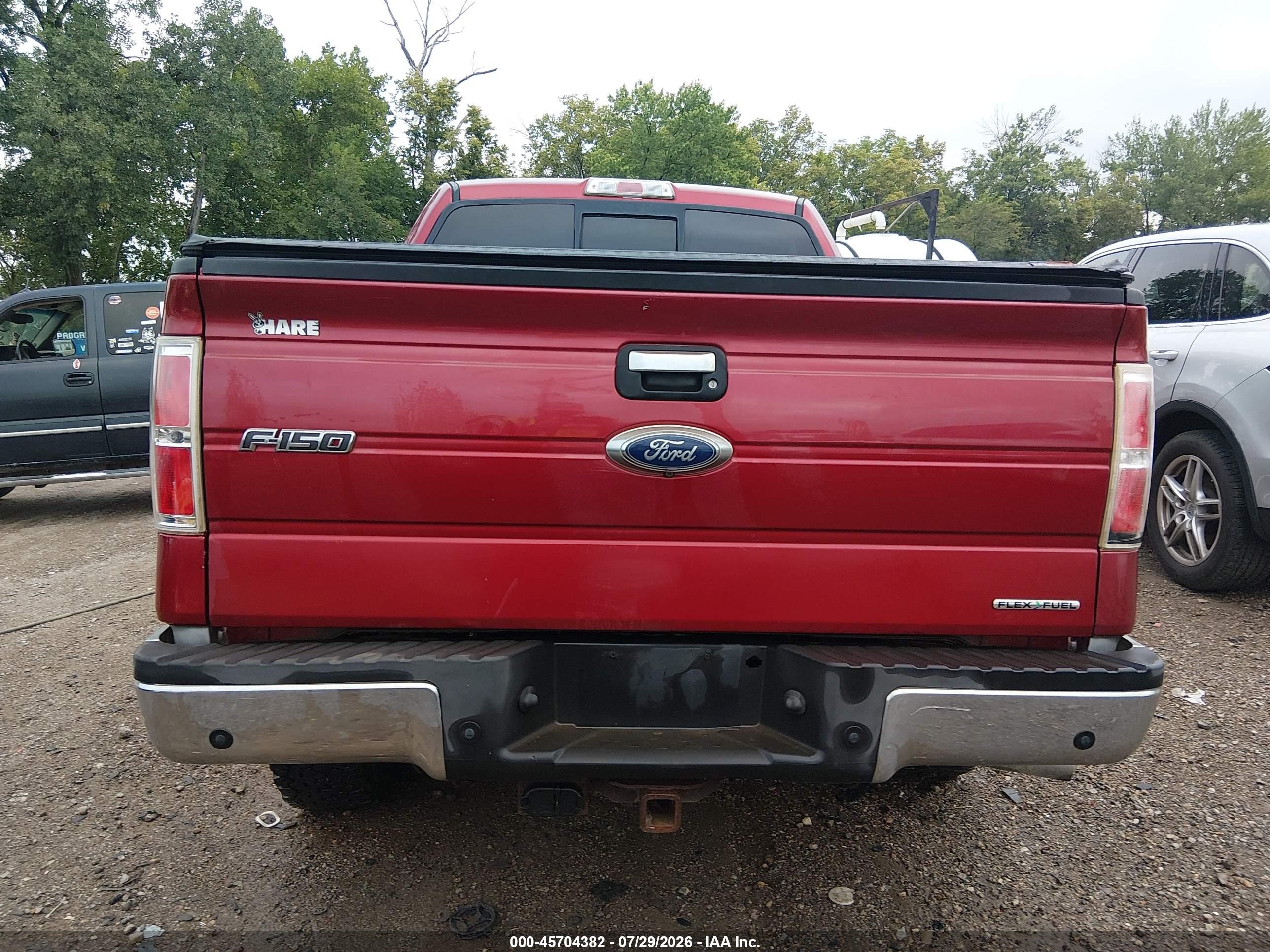2013 Ford F-150 Xlt Red vin: 1FTFW1EF6DFD02312