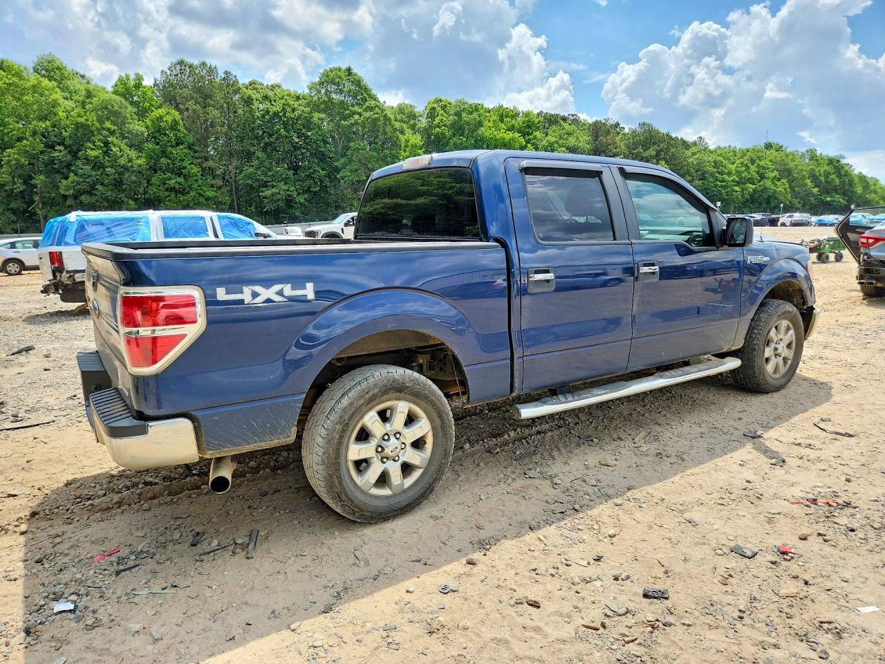 2013 Ford F150 Supercrew Blue vin: 1FTFW1EF6DFD61702