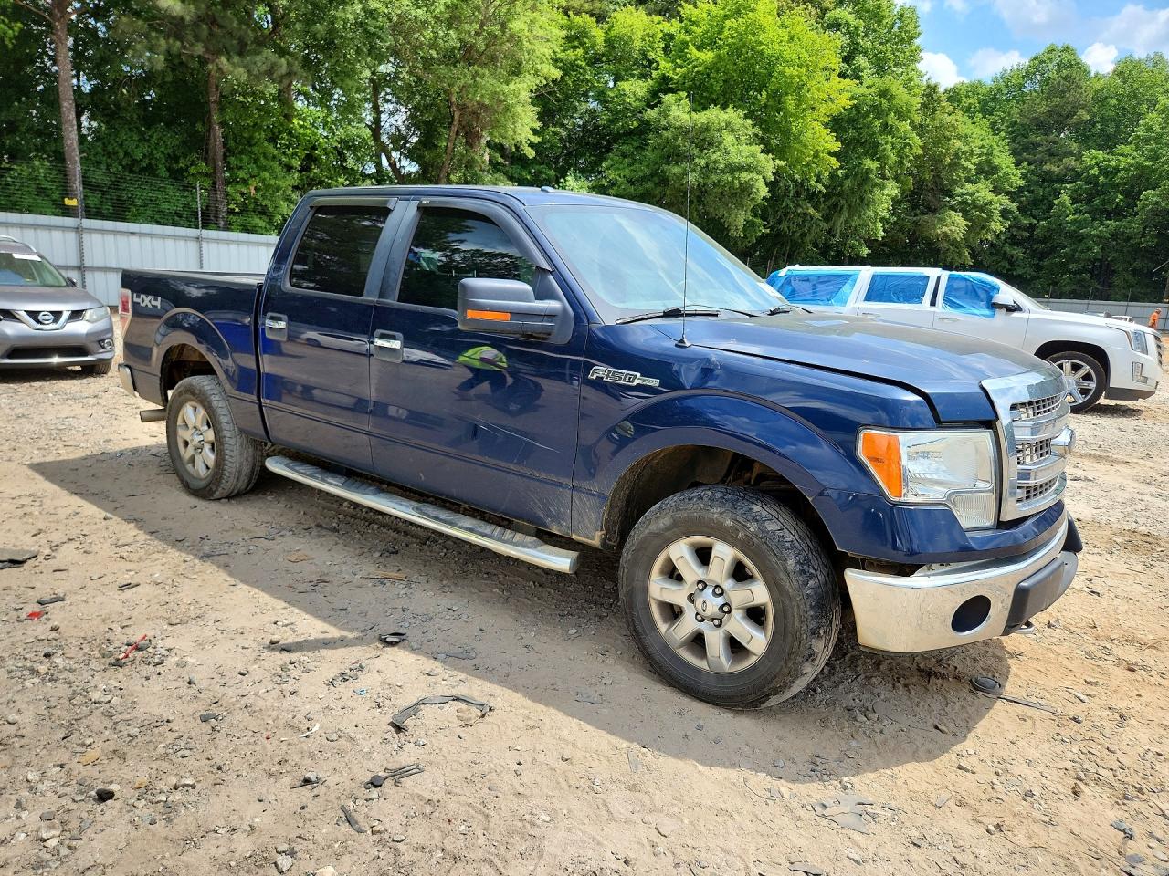 2013 Ford F150 Supercrew Blue vin: 1FTFW1EF6DFD61702