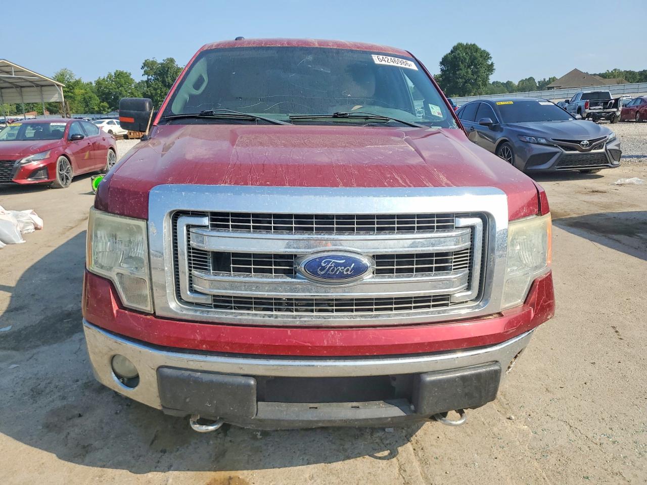 2013 Ford F150 Supercrew Burgundy vin: 1FTFW1EF6DFD93047