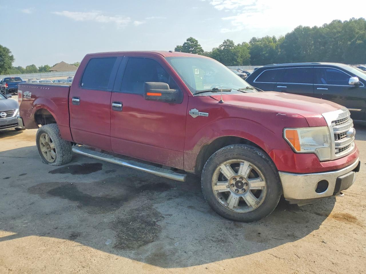 2013 Ford F150 Supercrew Burgundy vin: 1FTFW1EF6DFD93047