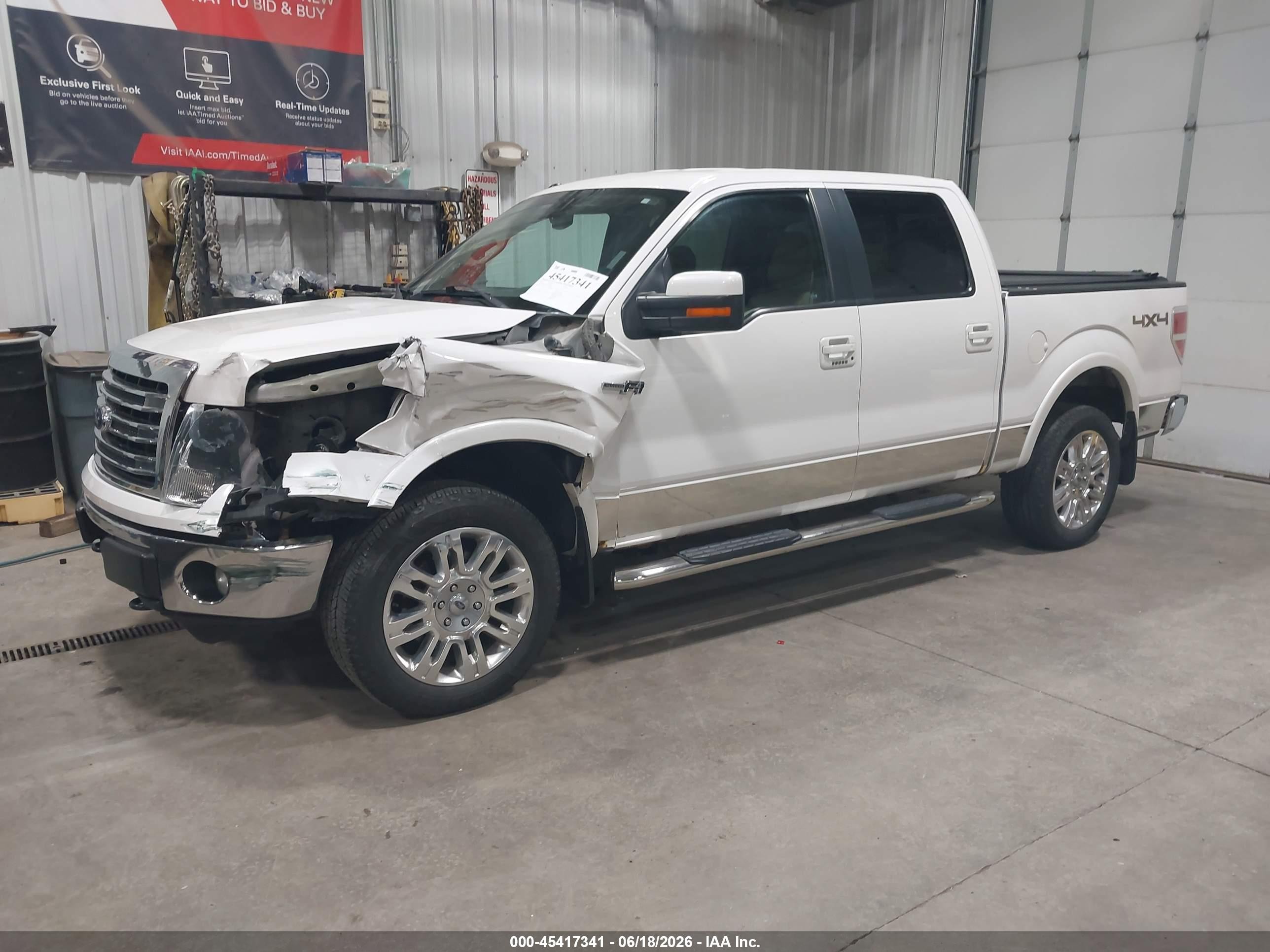 2013 Ford F-150 Fx4/king Ranch/lariat/platinum/xl/xlt White vin: 1FTFW1EF6DKD96005