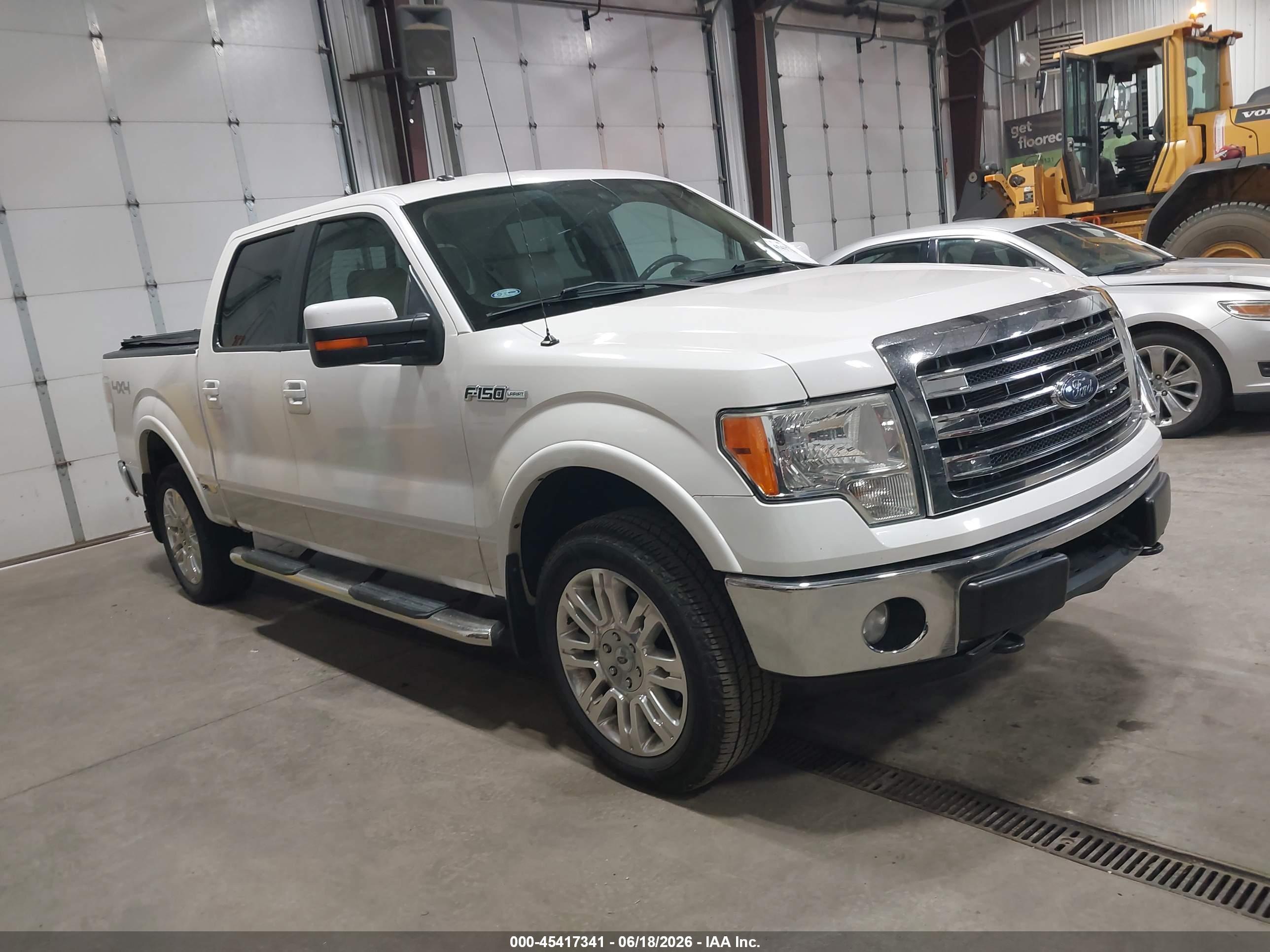 2013 Ford F-150 Fx4/king Ranch/lariat/platinum/xl/xlt White vin: 1FTFW1EF6DKD96005