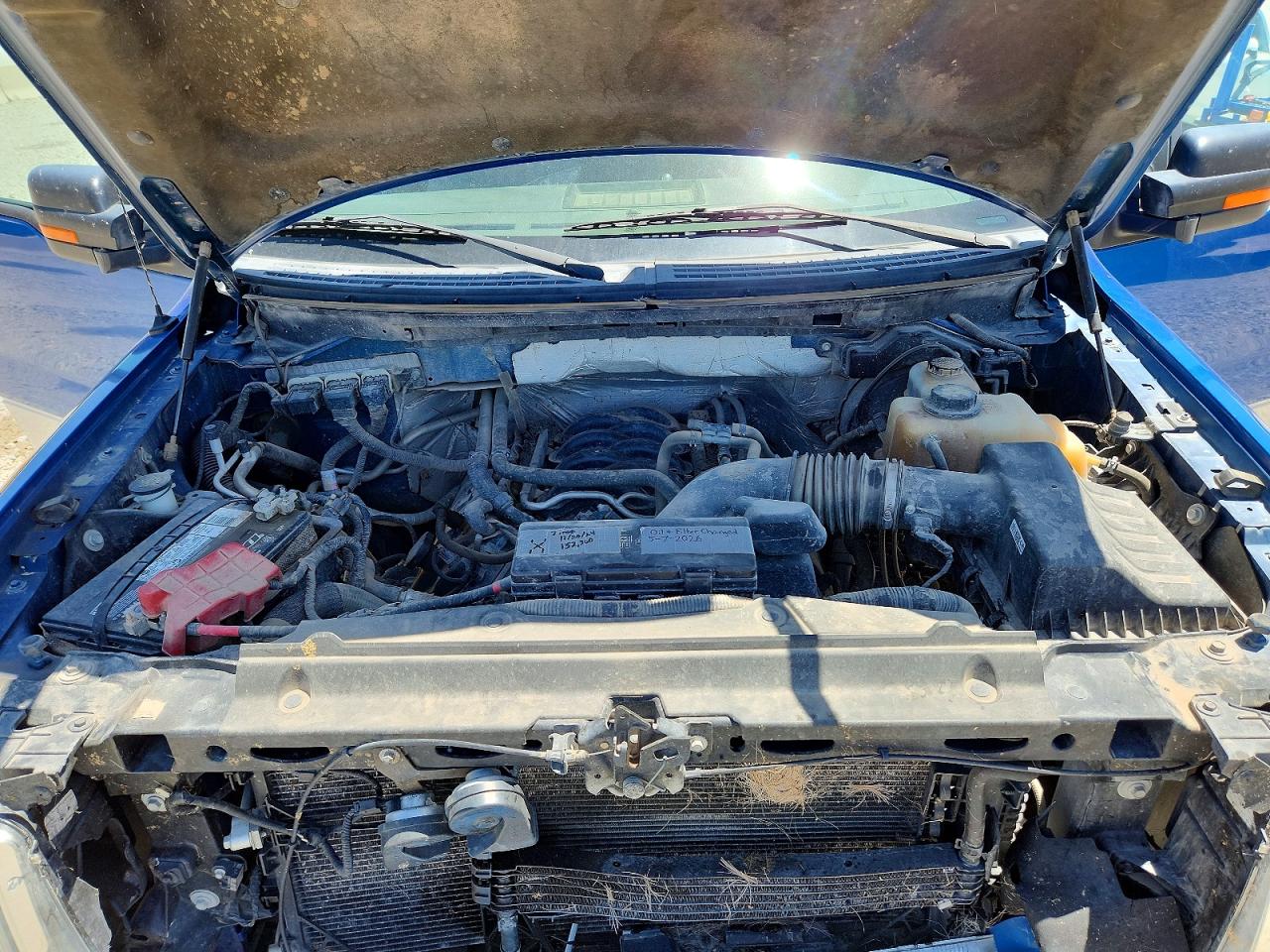 2013 Ford F150 Supercrew Blue vin: 1FTFW1EF6DKE11358