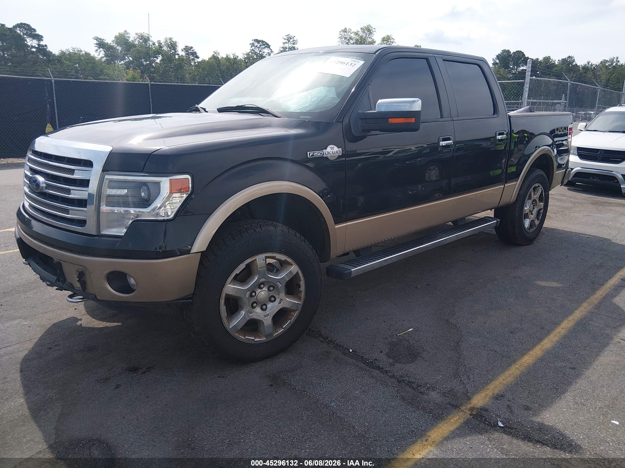 2013 Ford F-150 King Ranch Black vin: 1FTFW1EF6DKF12965