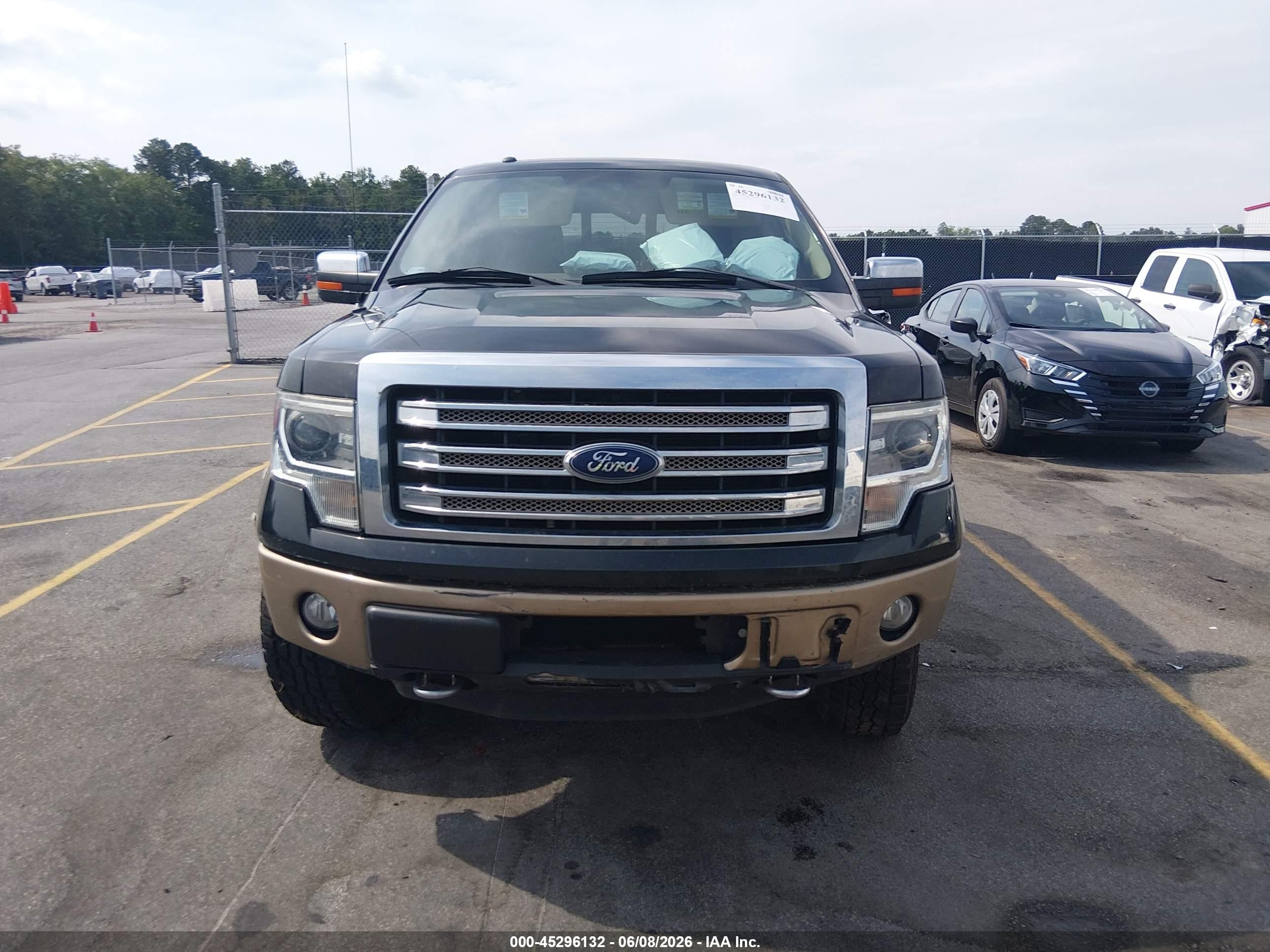 2013 Ford F-150 King Ranch Black vin: 1FTFW1EF6DKF12965