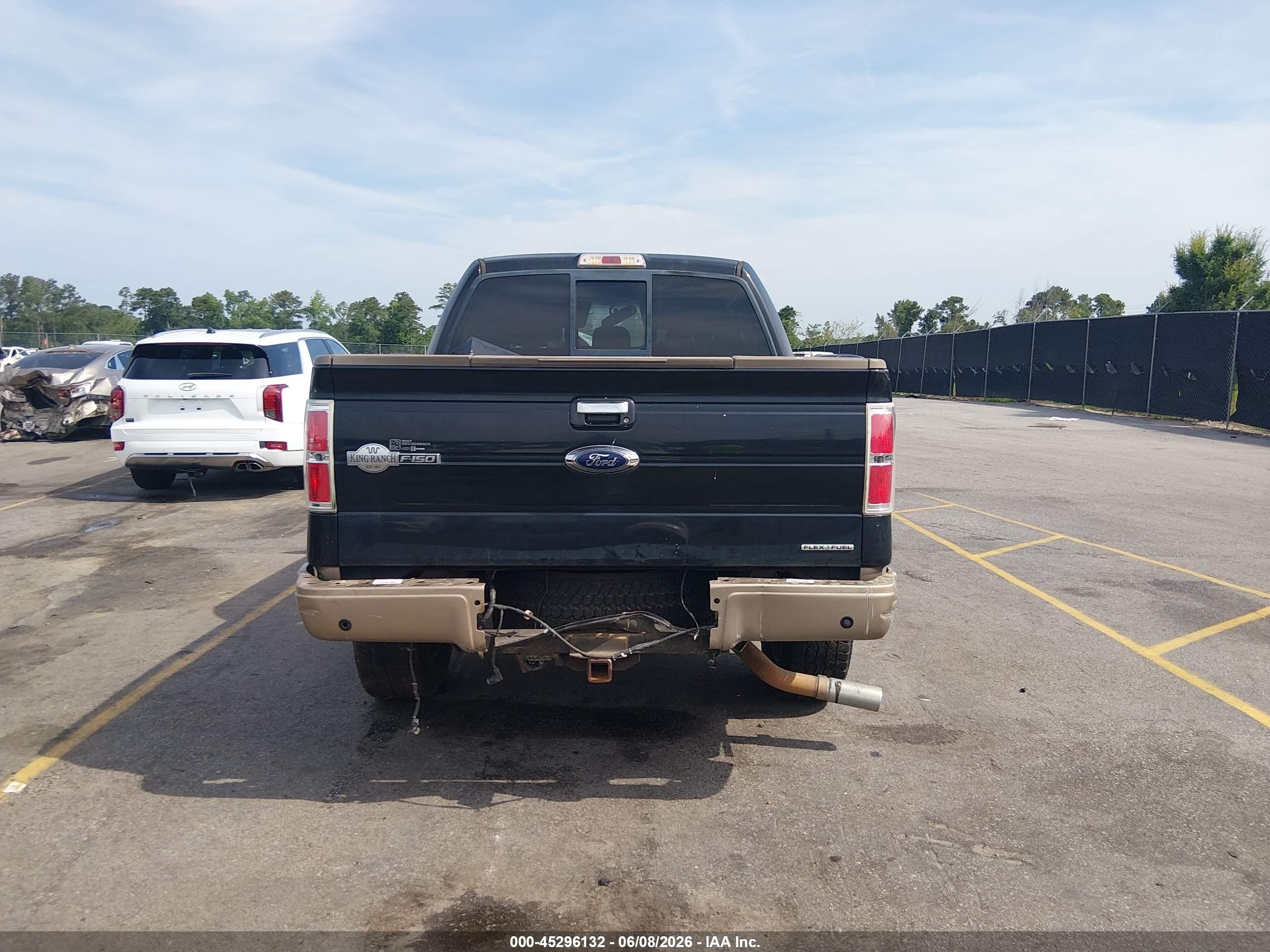2013 Ford F-150 King Ranch Black vin: 1FTFW1EF6DKF12965