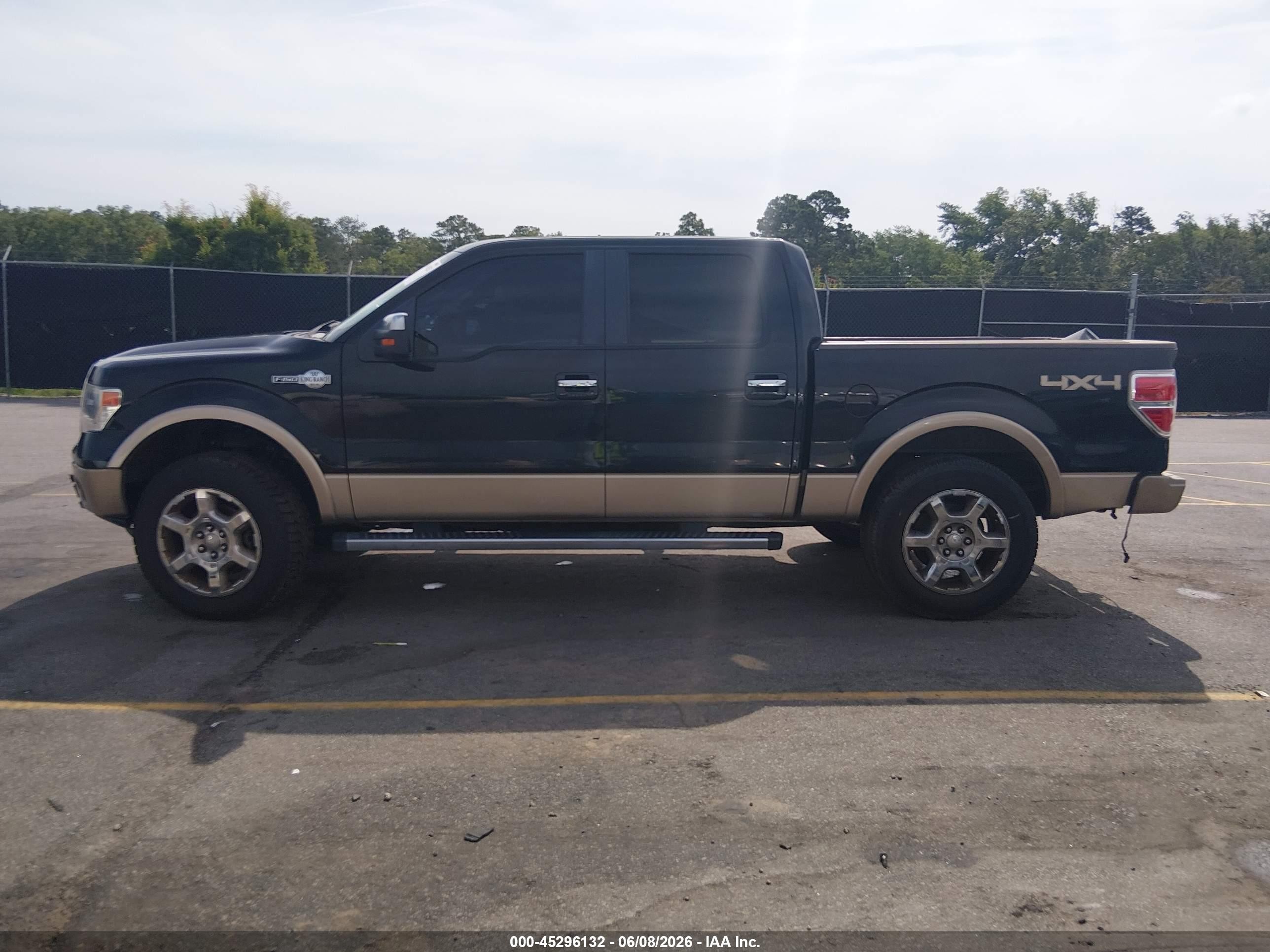 2013 Ford F-150 King Ranch Black vin: 1FTFW1EF6DKF12965