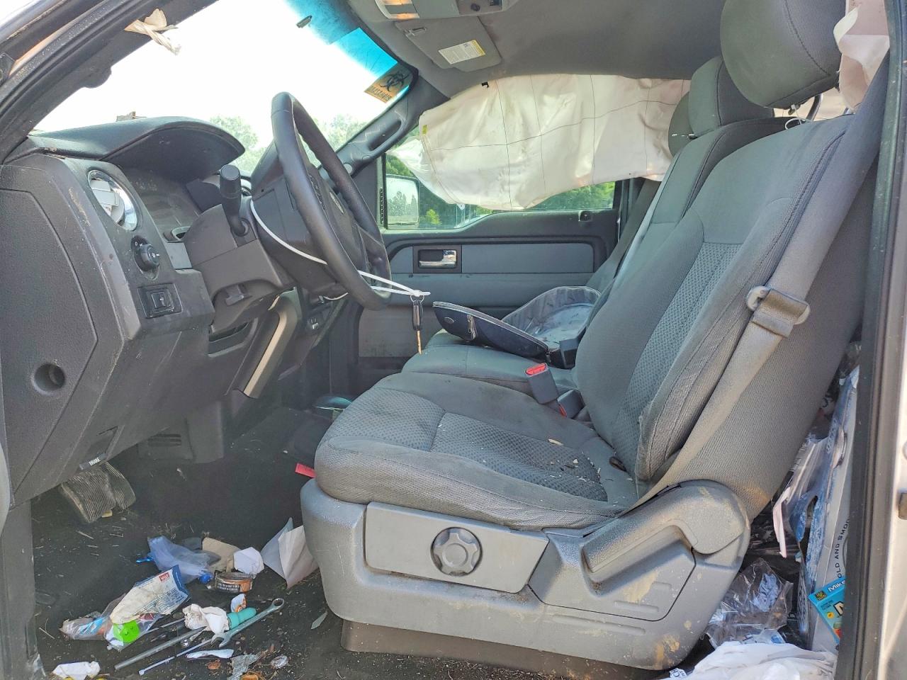 2013 Ford F150 Supercrew Silver vin: 1FTFW1EF6DKF80506