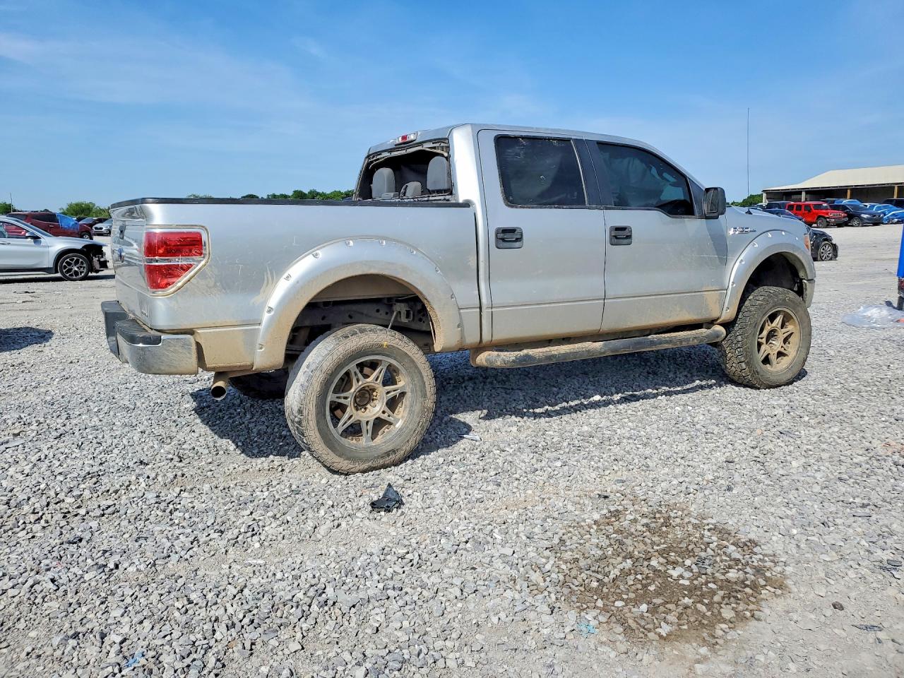 2013 Ford F150 Supercrew Silver vin: 1FTFW1EF6DKF80506