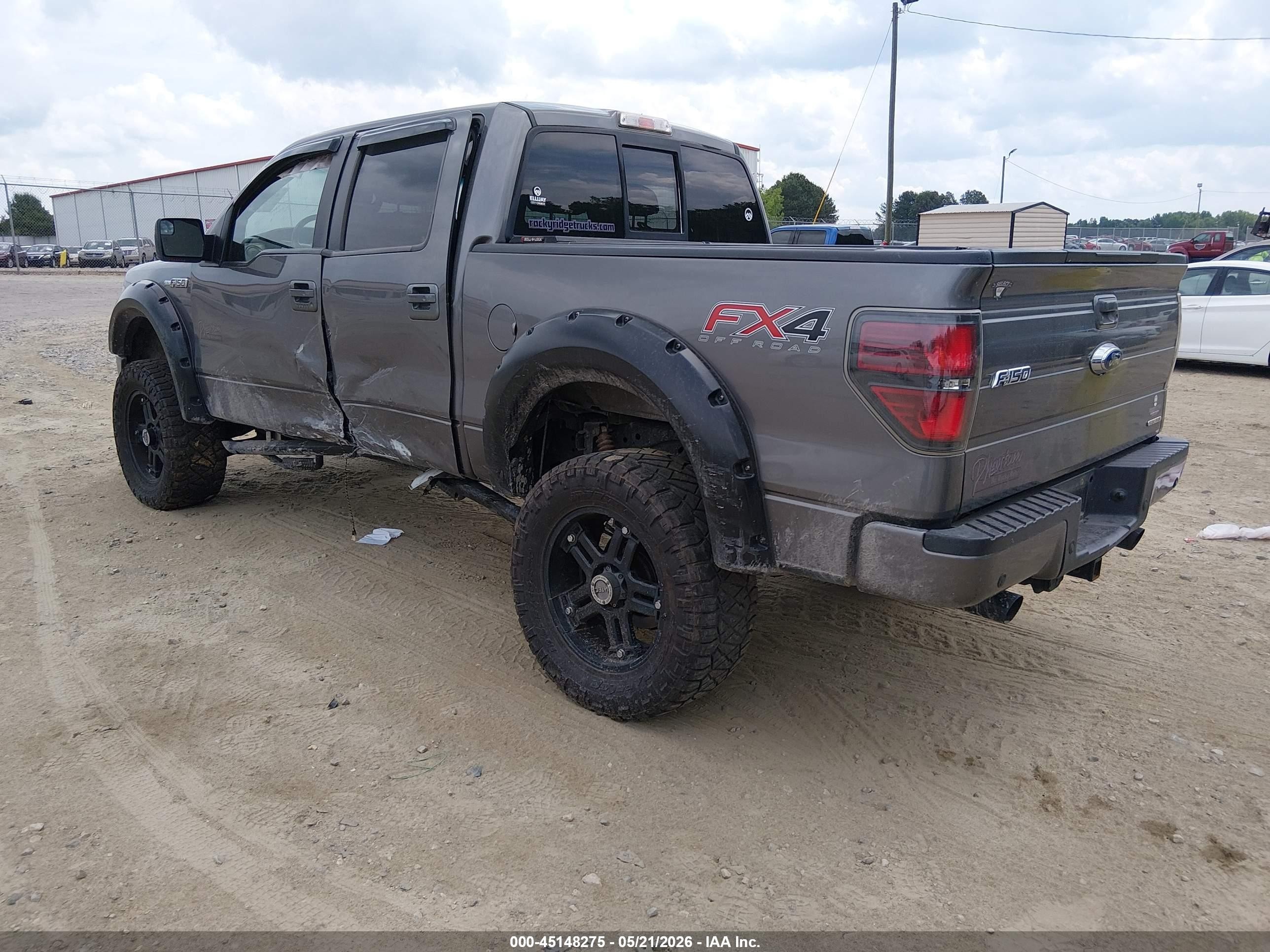 2013 Ford F-150 Fx4 Серый vin: 1FTFW1EF6DKF82952