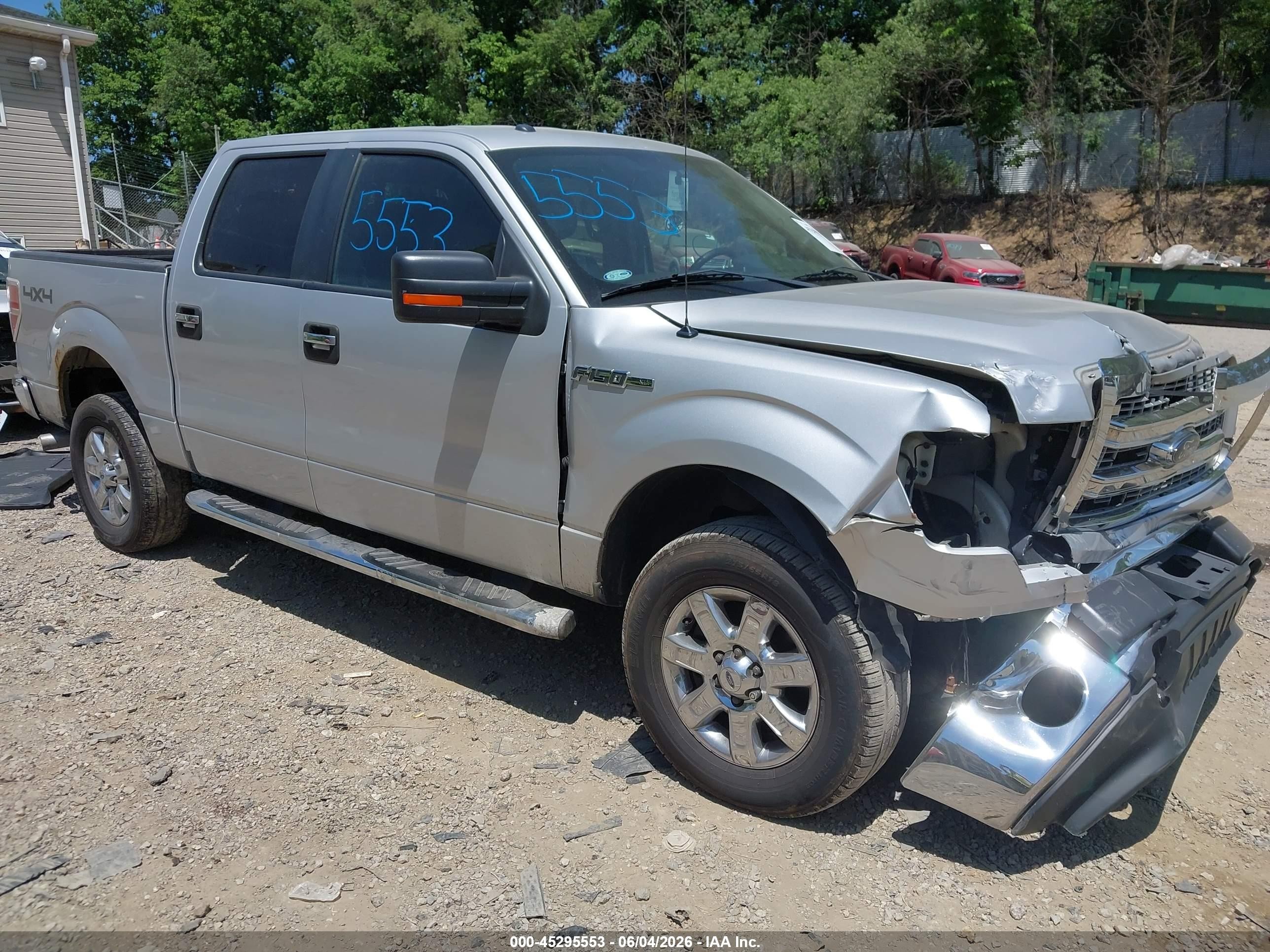 2013 Ford F-150 Xlt Silver vin: 1FTFW1EF6DKG45399