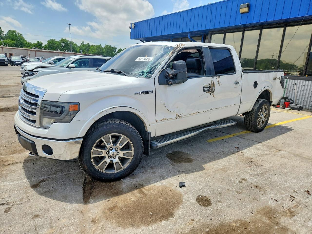 2014 Ford F150 Supercrew Белый vin: 1FTFW1EF6EFA04019
