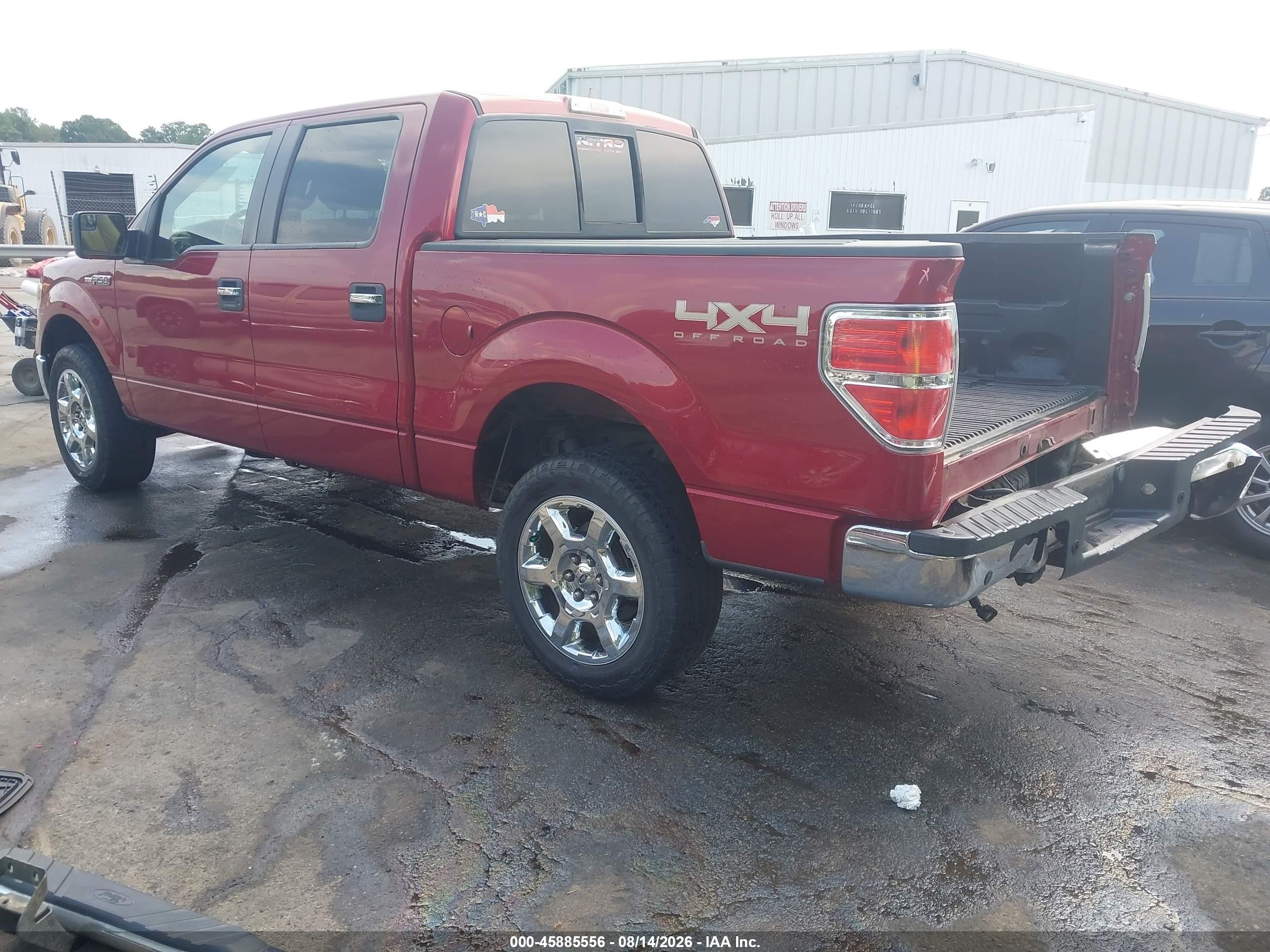 2014 Ford F-150 Xlt Red vin: 1FTFW1EF6EFA05266