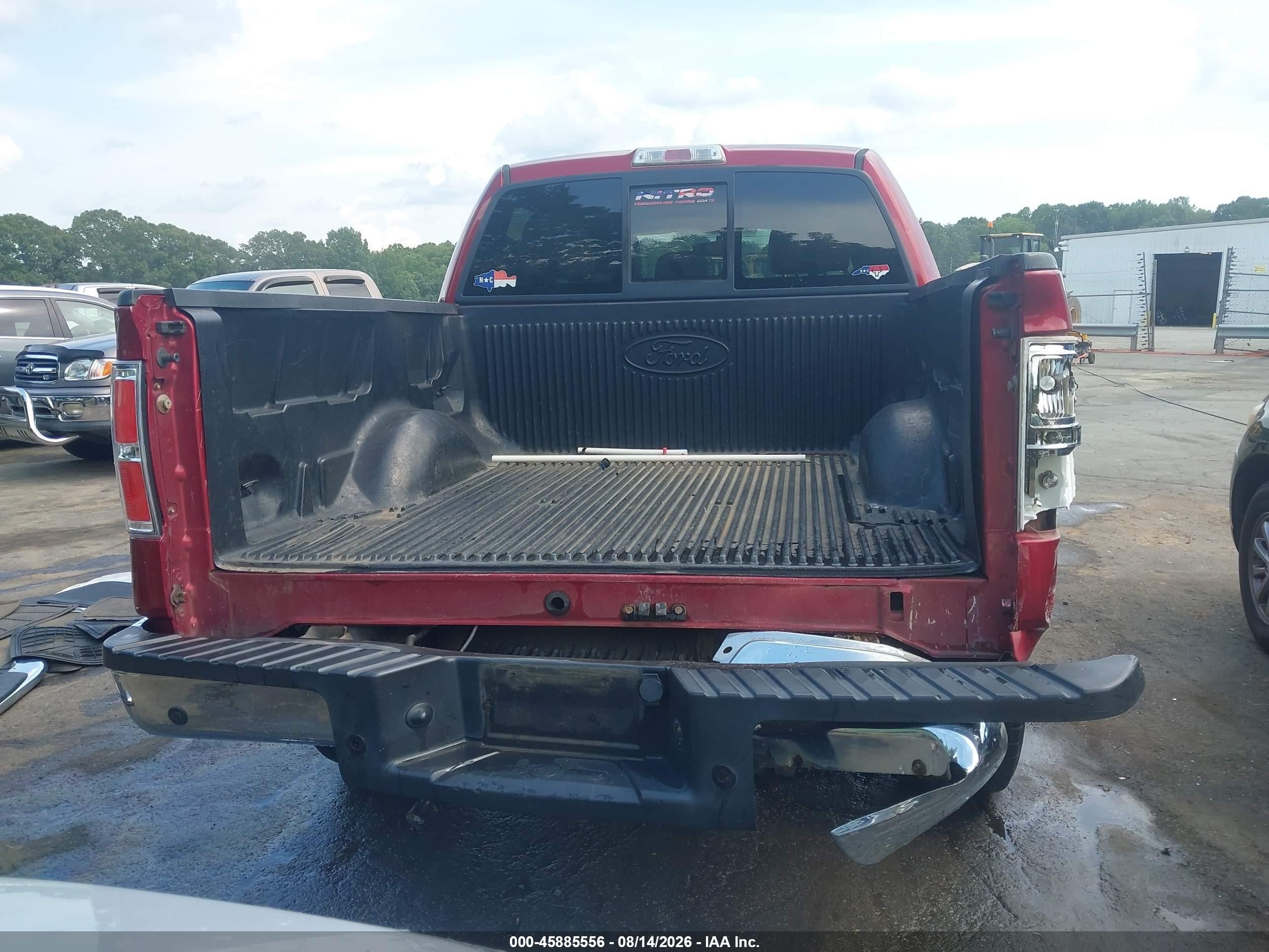 2014 Ford F-150 Xlt Red vin: 1FTFW1EF6EFA05266