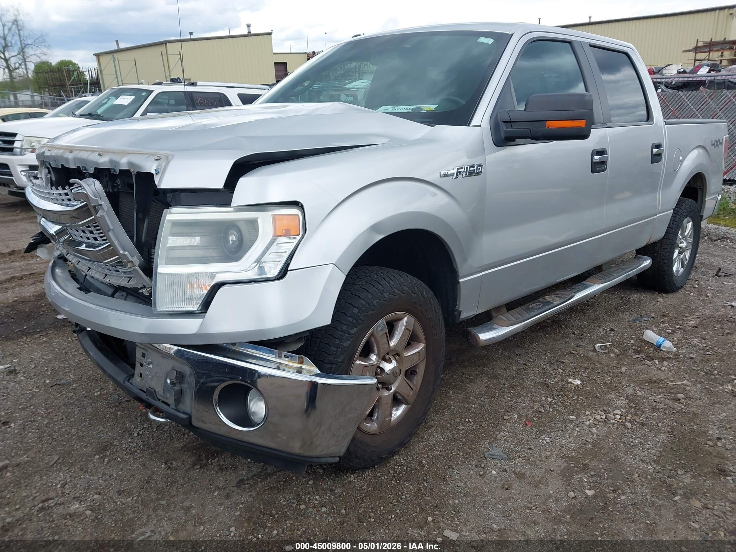 2014 Ford F-150 Xlt Silver vin: 1FTFW1EF6EFA10211