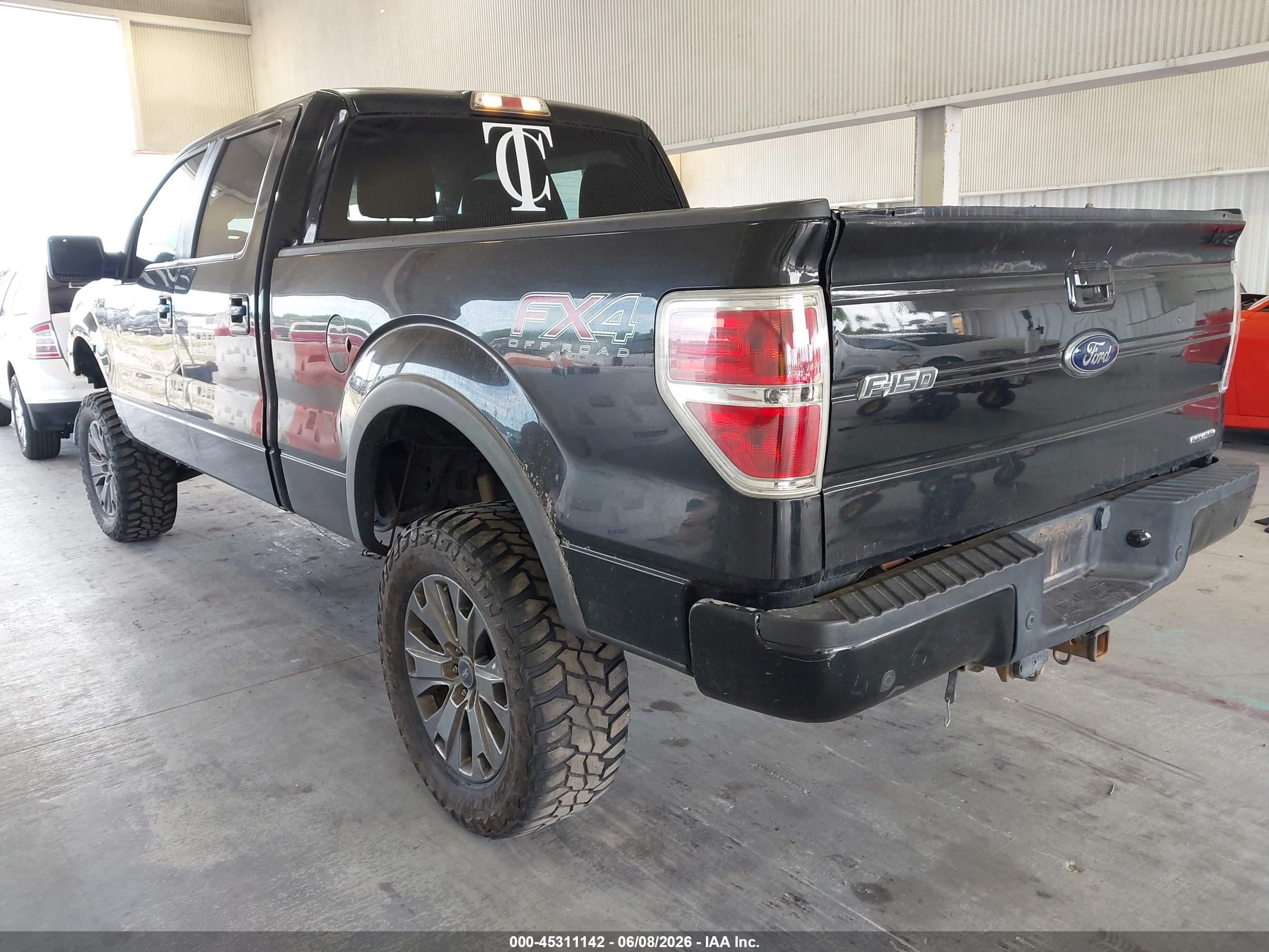 2014 Ford F-150 Fx4 Black vin: 1FTFW1EF6EFA39367