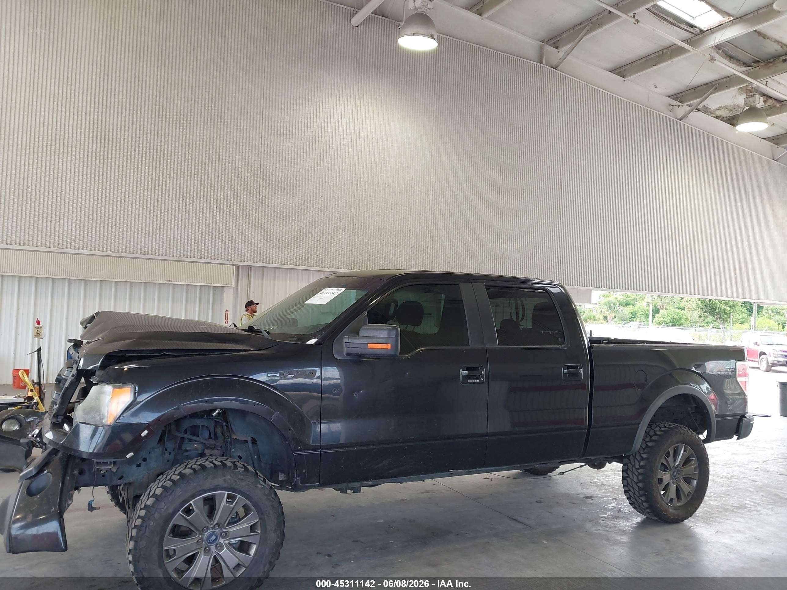 2014 Ford F-150 Fx4 Black vin: 1FTFW1EF6EFA39367