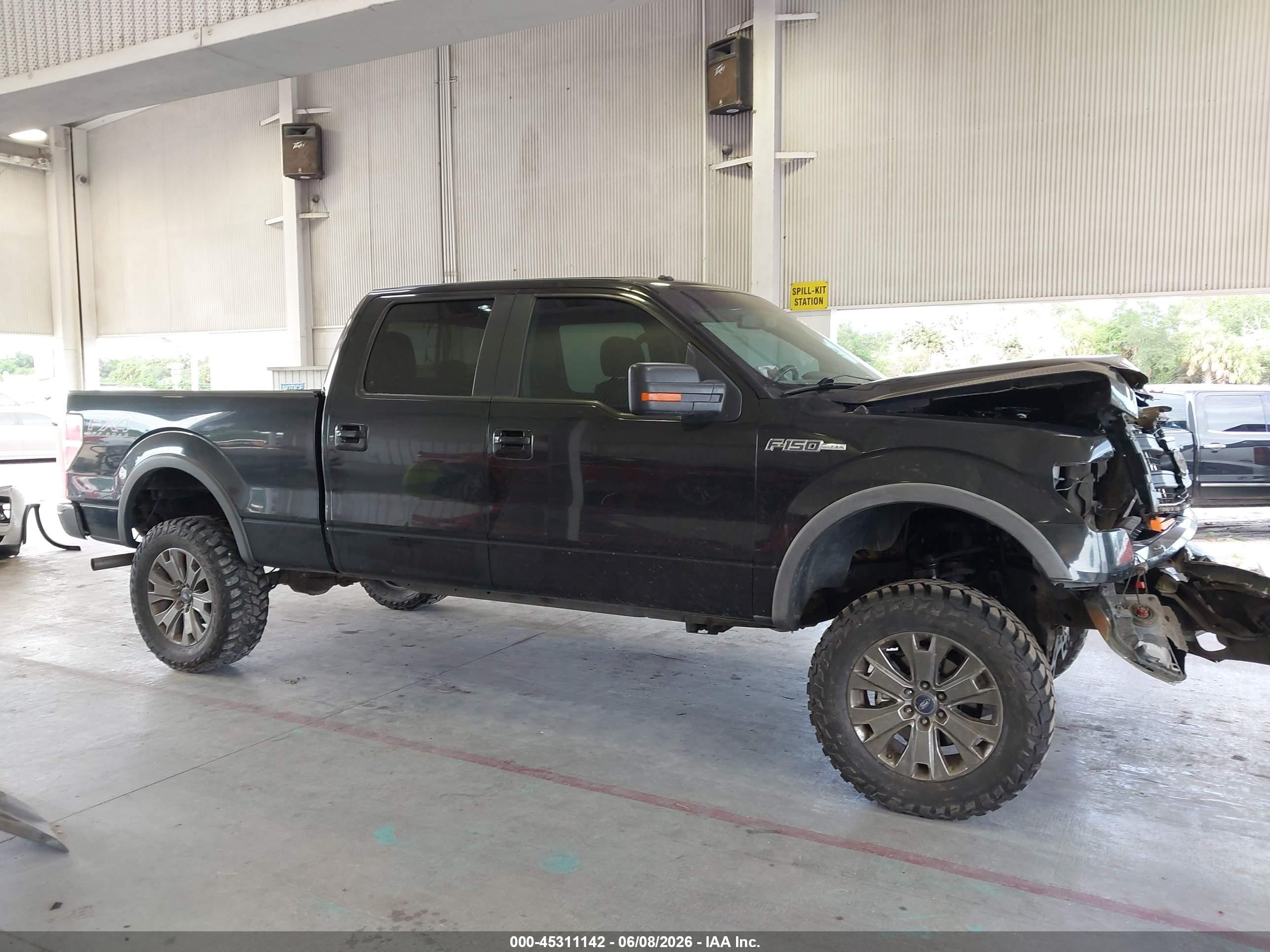 2014 Ford F-150 Fx4 Black vin: 1FTFW1EF6EFA39367