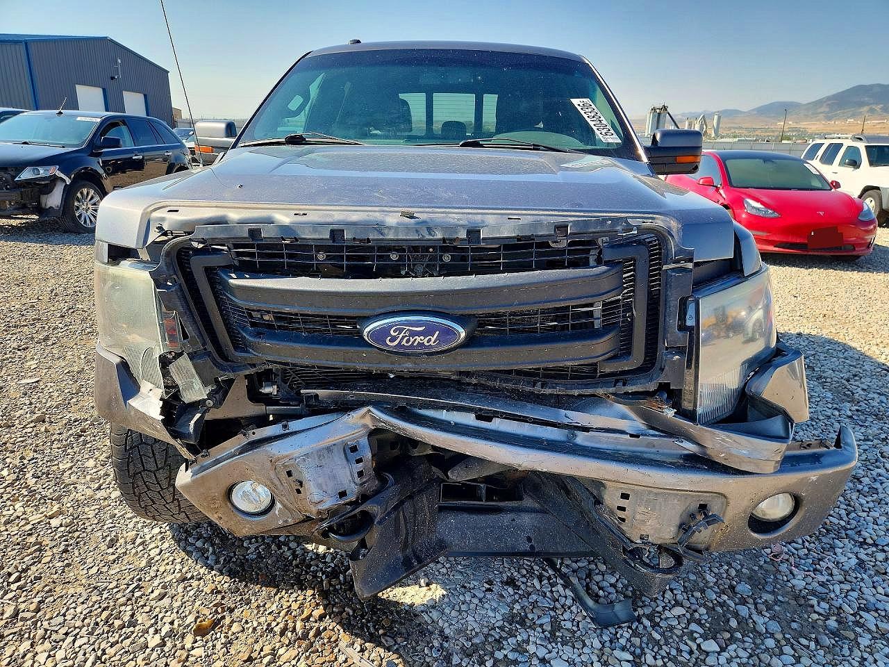 2014 Ford F150 Supercrew Gray vin: 1FTFW1EF6EFA52250
