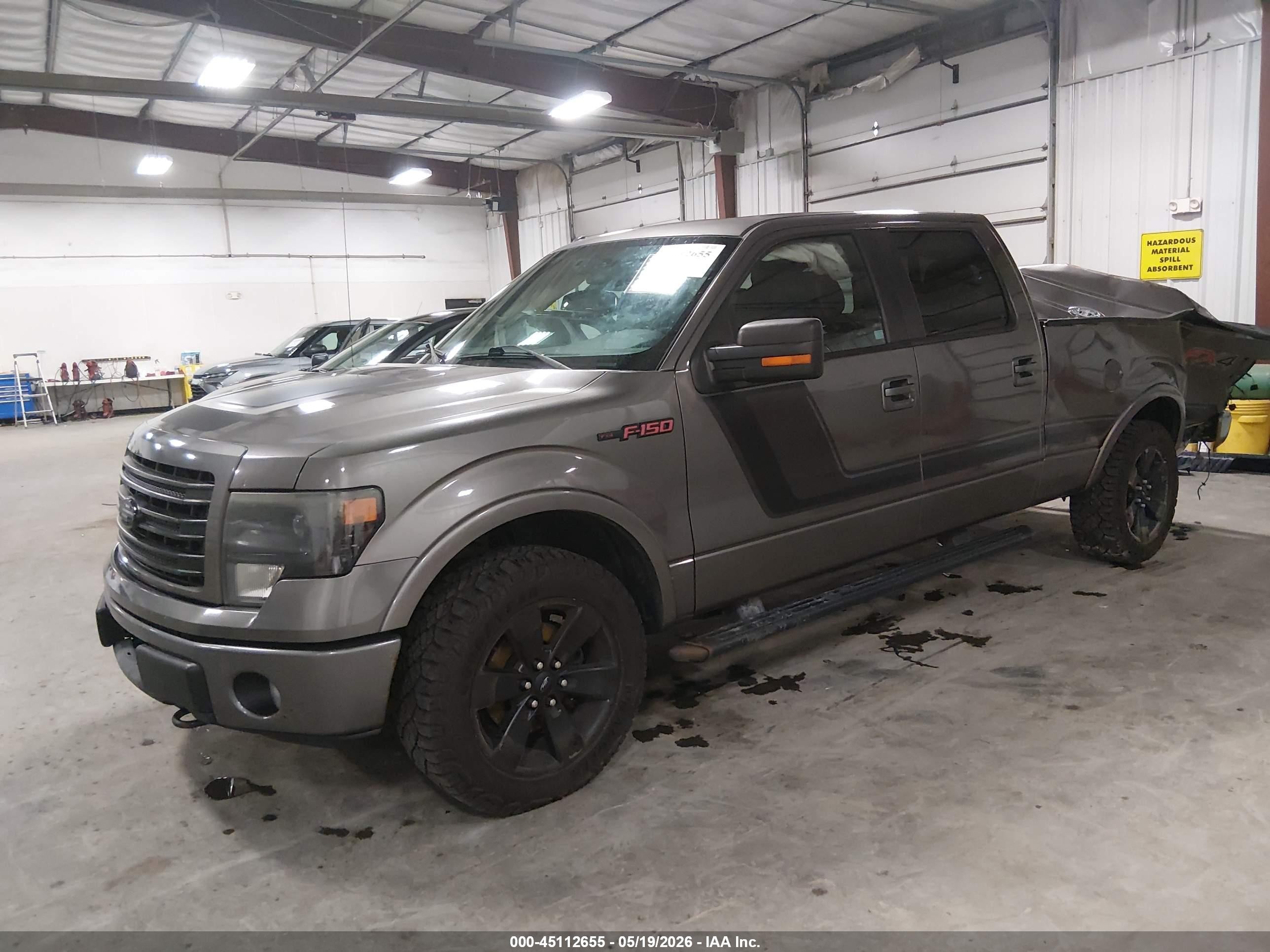 2014 Ford F-150 Fx4 Gray vin: 1FTFW1EF6EFB51943
