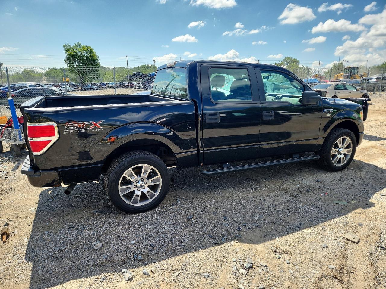 2014 Ford F150 Supercrew Black vin: 1FTFW1EF6EFC05936