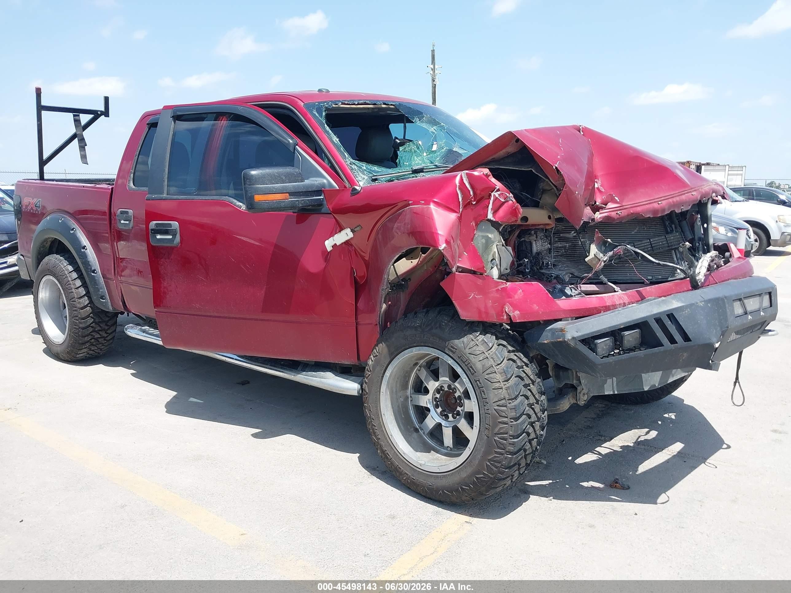 2014 Ford F-150 Xlt Red vin: 1FTFW1EF6EKD08877