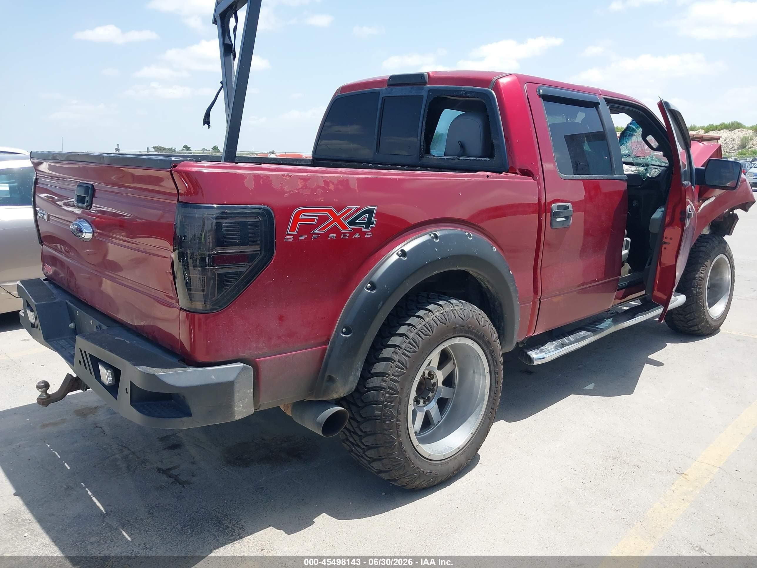 2014 Ford F-150 Xlt Red vin: 1FTFW1EF6EKD08877
