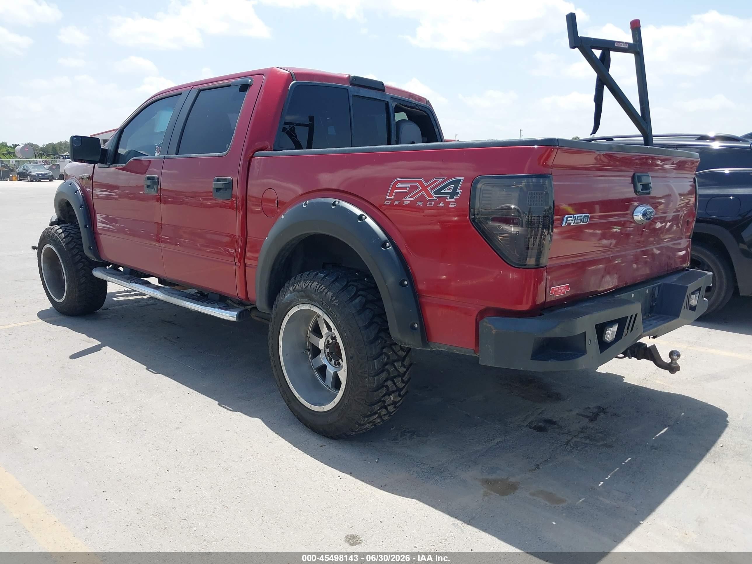 2014 Ford F-150 Xlt Red vin: 1FTFW1EF6EKD08877