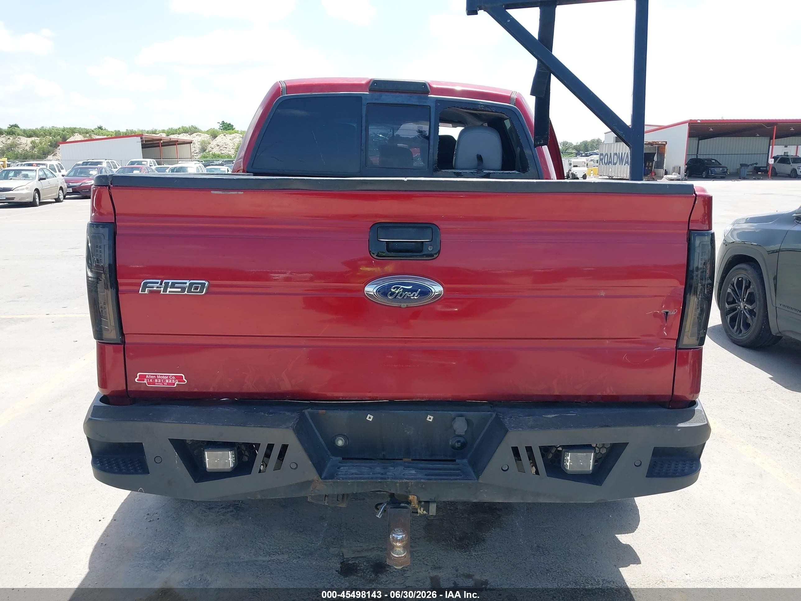 2014 Ford F-150 Xlt Red vin: 1FTFW1EF6EKD08877