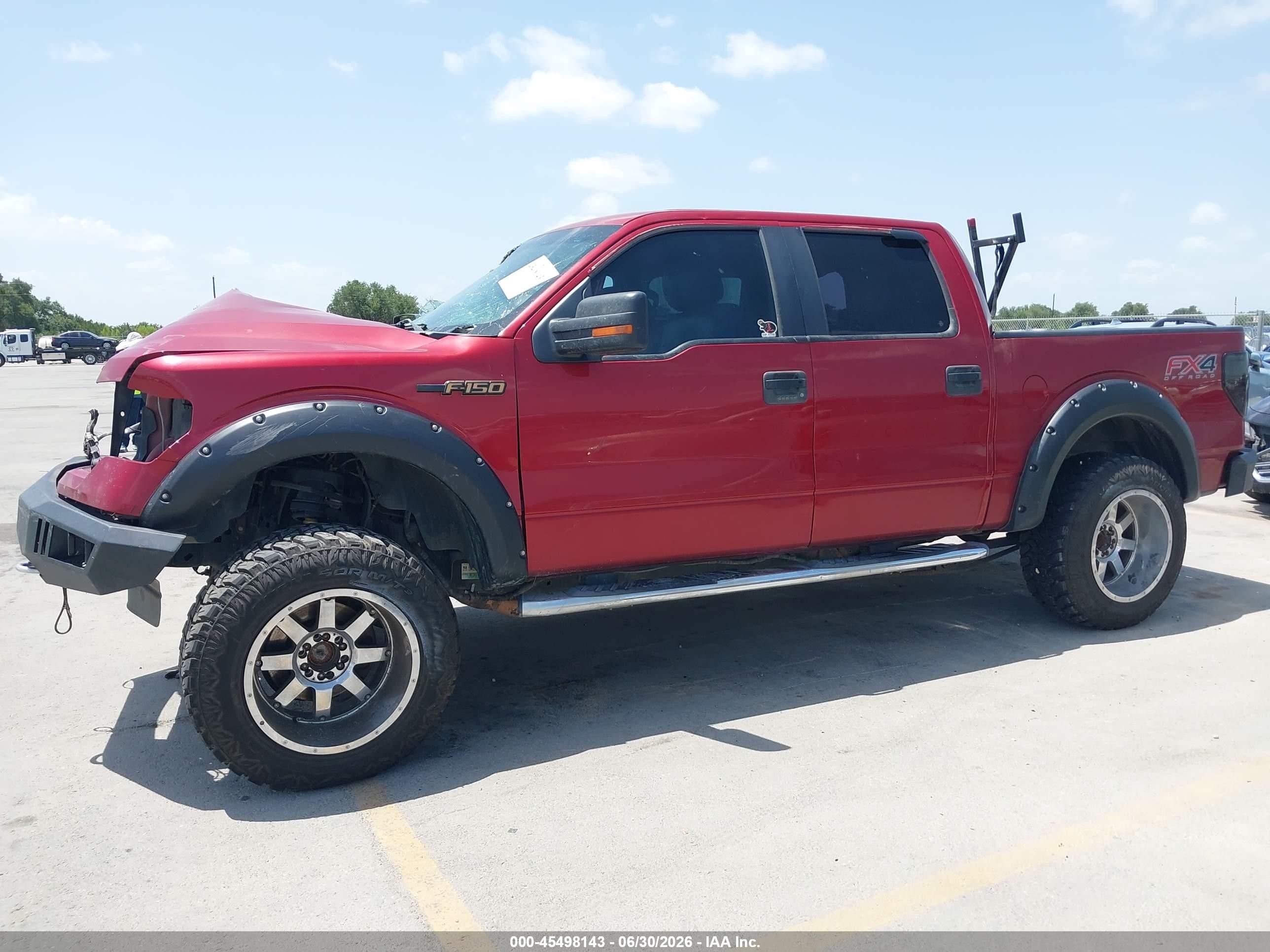 2014 Ford F-150 Xlt Red vin: 1FTFW1EF6EKD08877