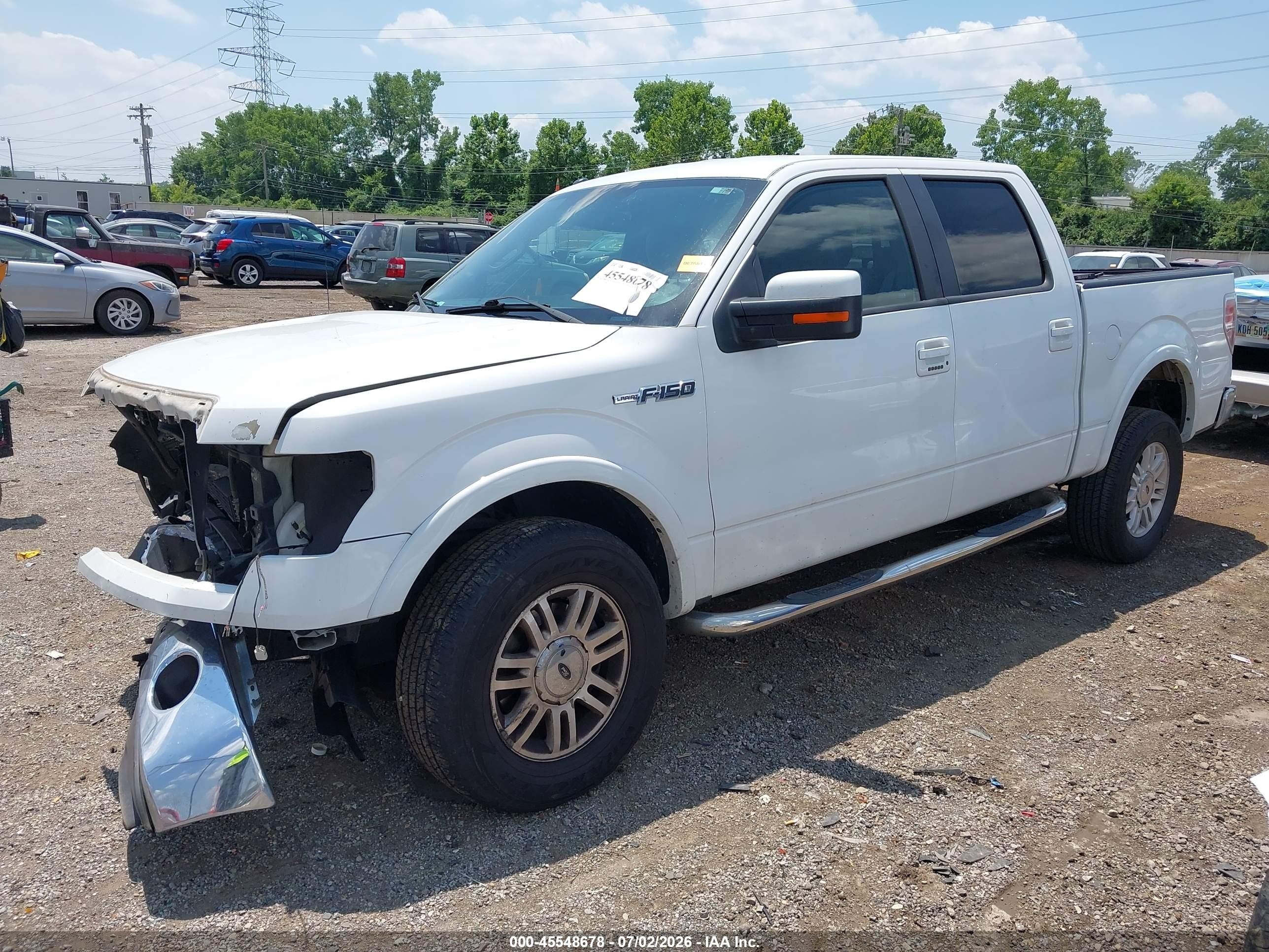 2014 Ford F-150 Fx4/king Ranch/lariat/platinum/stx/xl/xlt White vin: 1FTFW1EF6EKD36503