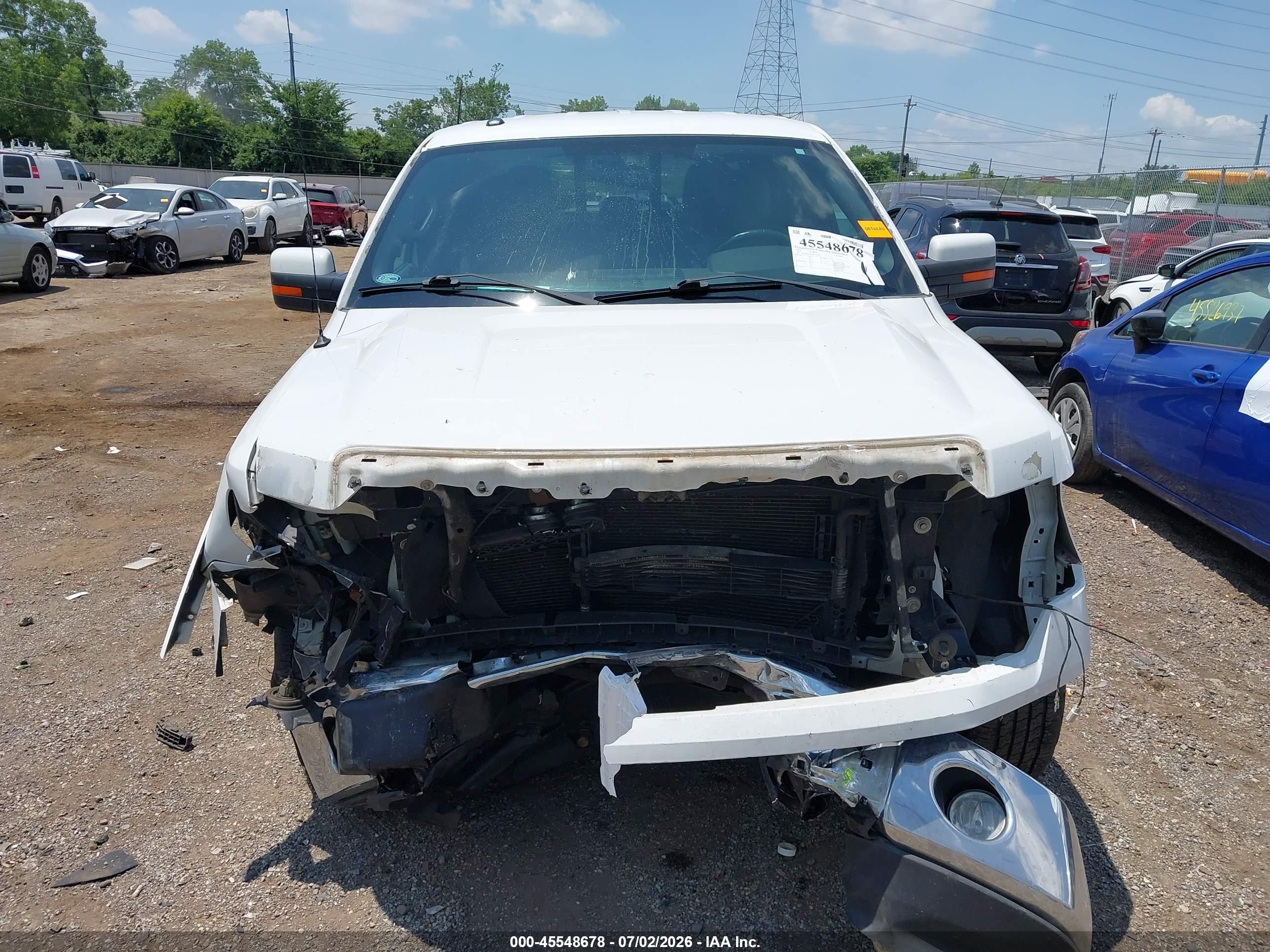 2014 Ford F-150 Fx4/king Ranch/lariat/platinum/stx/xl/xlt White vin: 1FTFW1EF6EKD36503