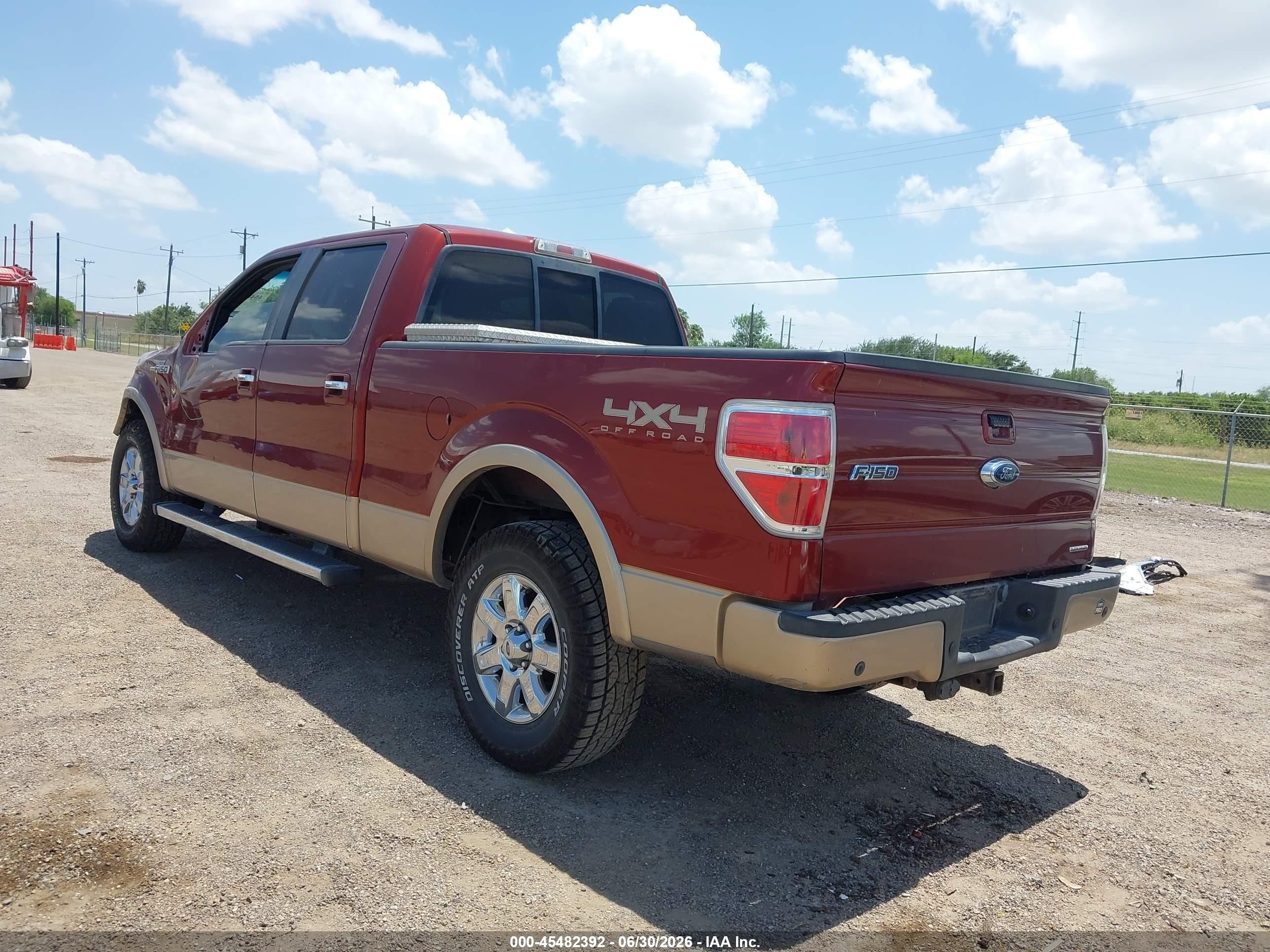 2014 Ford F-150 Lariat Оранжевый vin: 1FTFW1EF6EKD38381