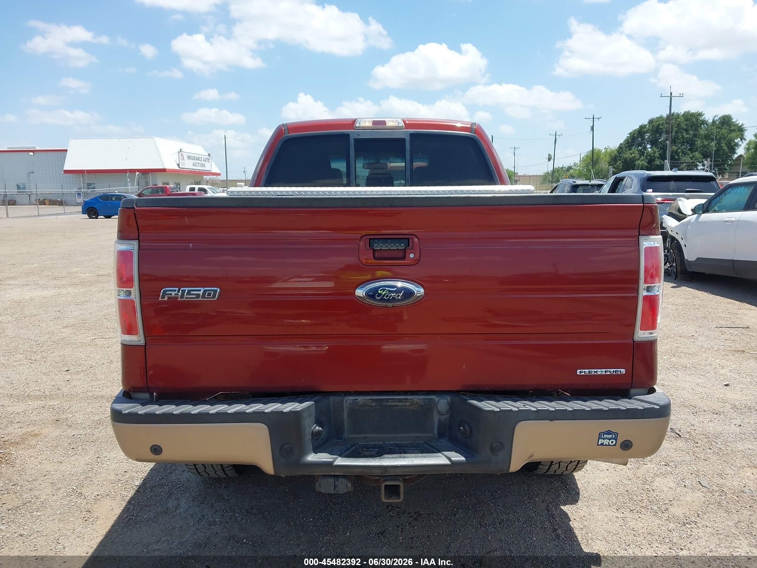 2014 Ford F-150 Lariat Оранжевый vin: 1FTFW1EF6EKD38381