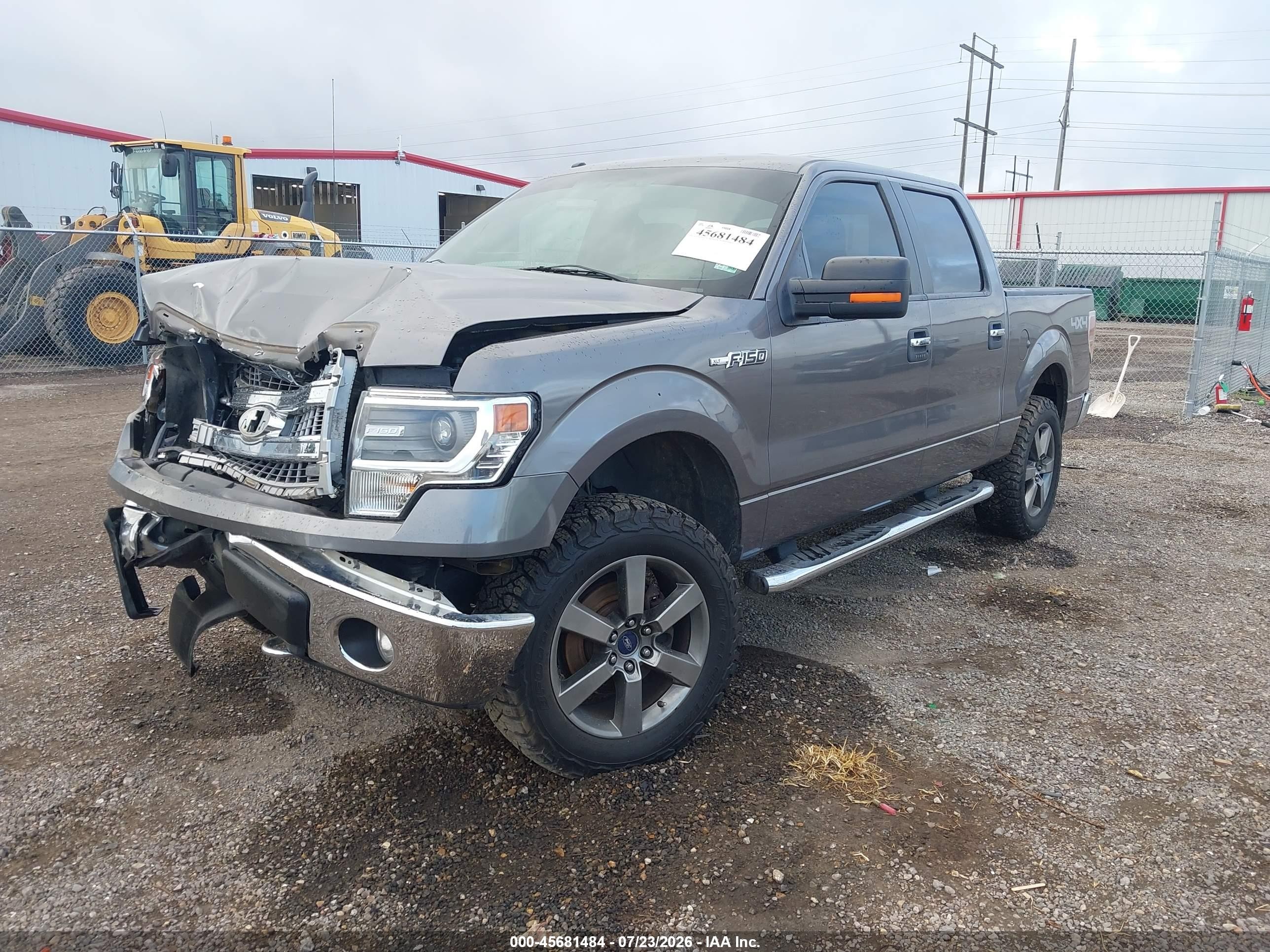 2014 Ford F-150 Xlt Серый vin: 1FTFW1EF6EKD65760