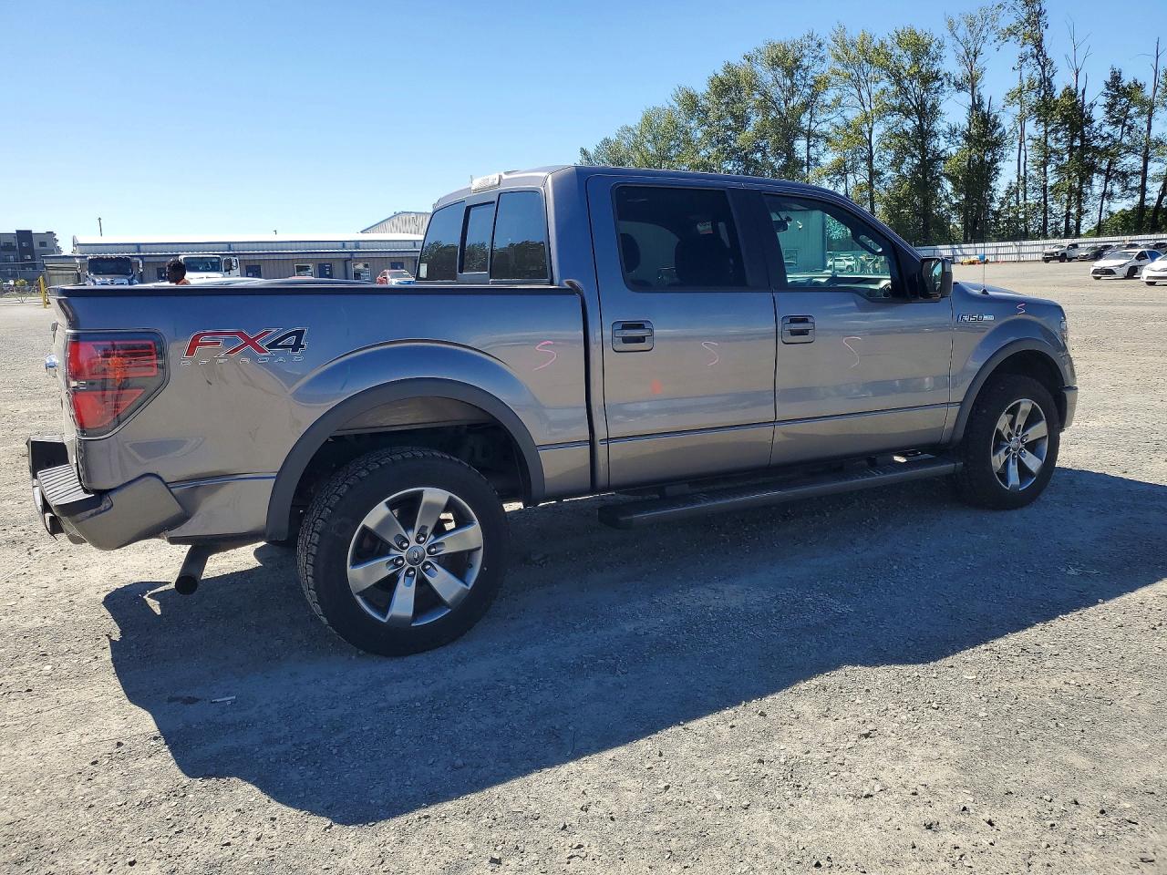 2014 Ford F150 Supercrew Gray vin: 1FTFW1EF6EKE49013