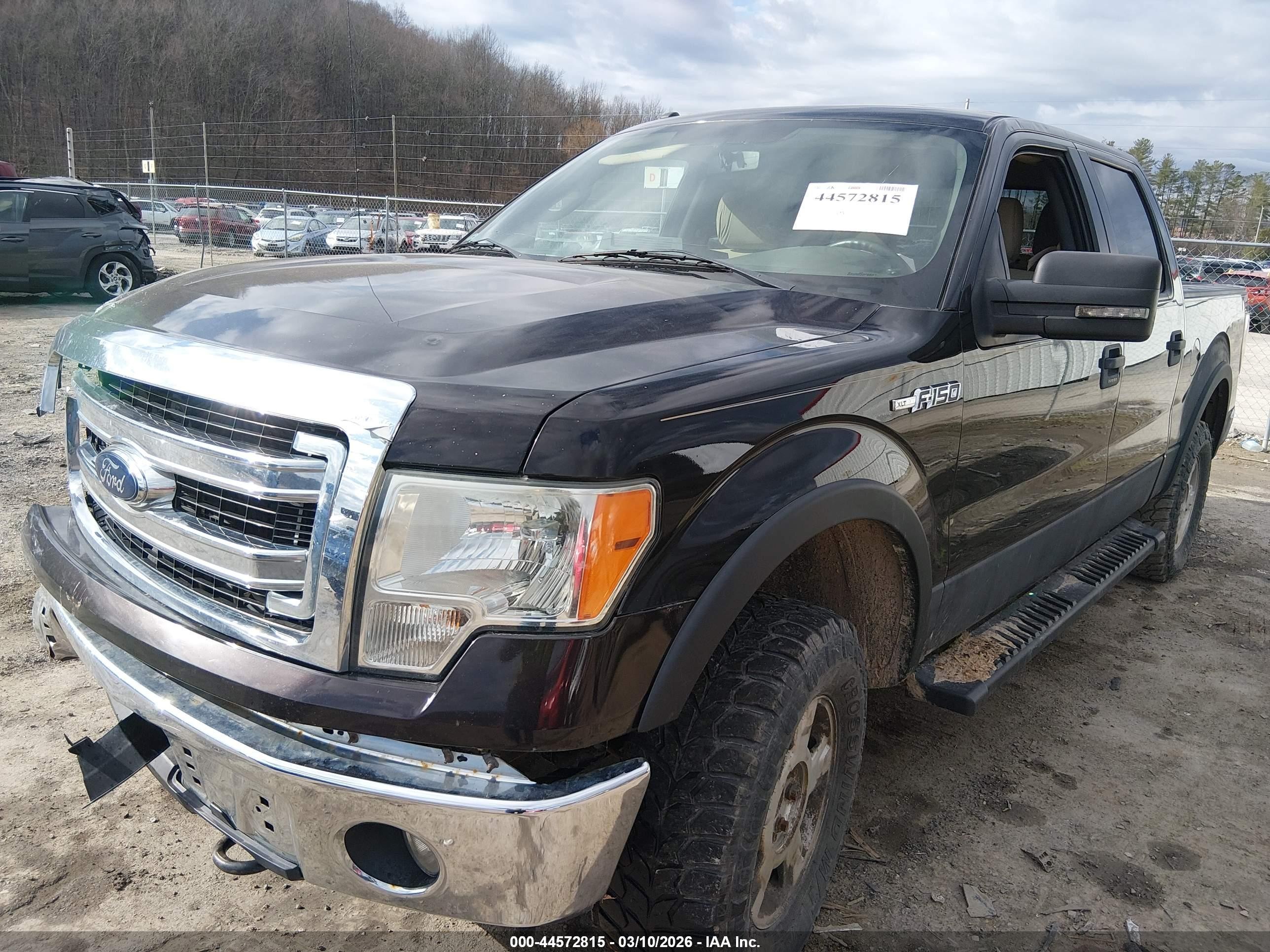 2014 Ford F-150 Xlt Black vin: 1FTFW1EF6EKF03359