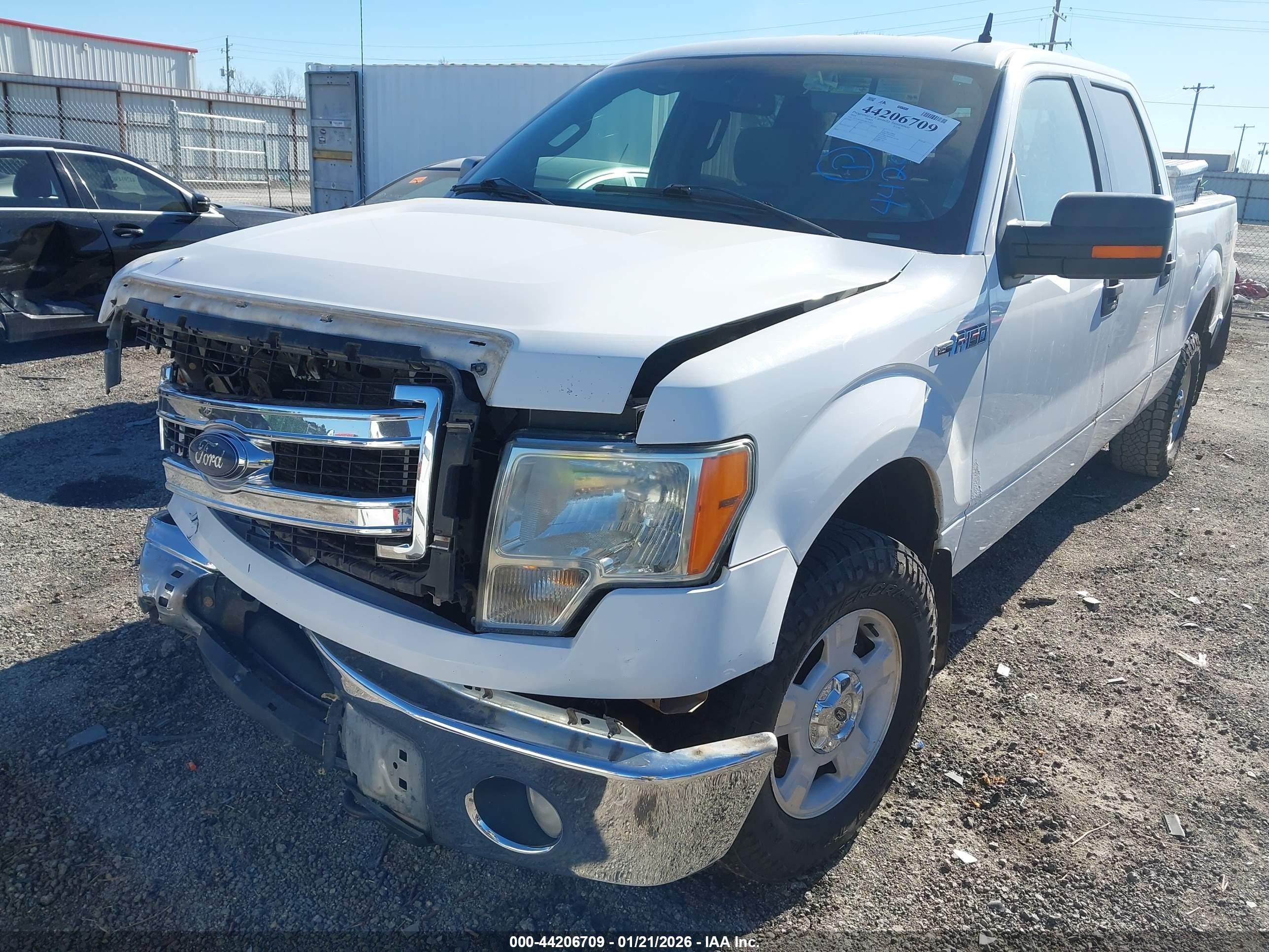 2014 Ford F-150 Xlt White vin: 1FTFW1EF6EKF93919