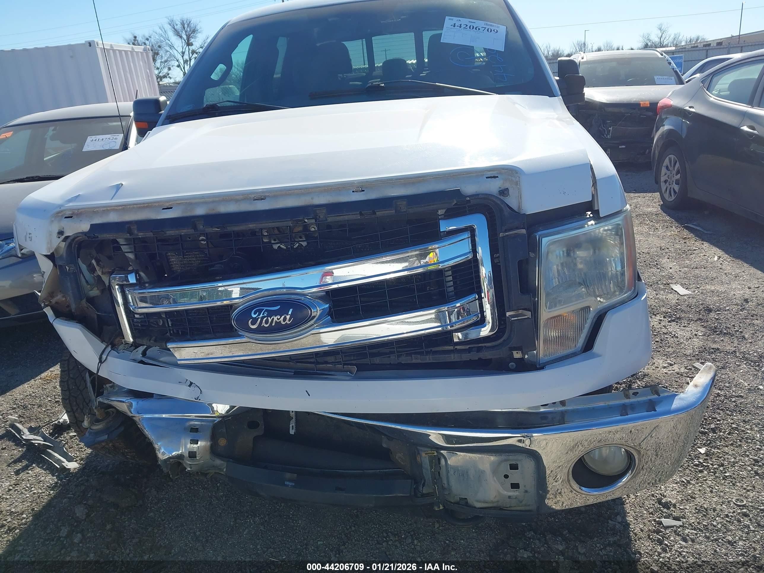 2014 Ford F-150 Xlt White vin: 1FTFW1EF6EKF93919