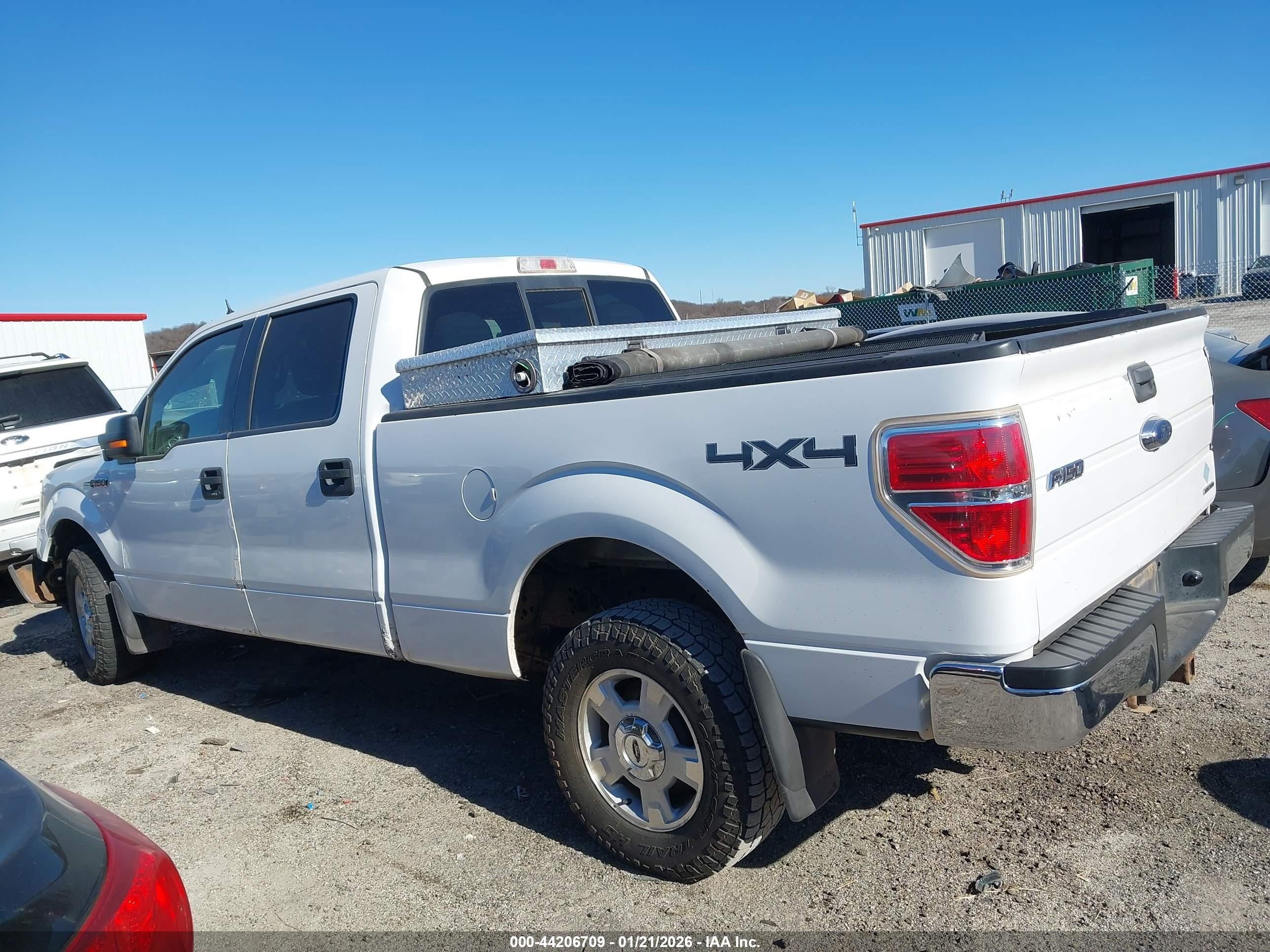 2014 Ford F-150 Xlt White vin: 1FTFW1EF6EKF93919