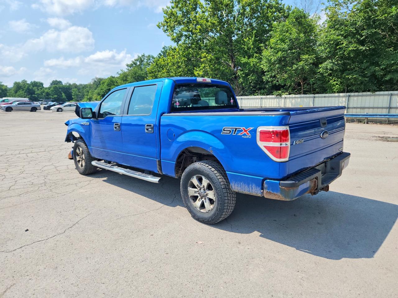 2014 Ford F150 Supercrew Blue vin: 1FTFW1EF6EKG44397
