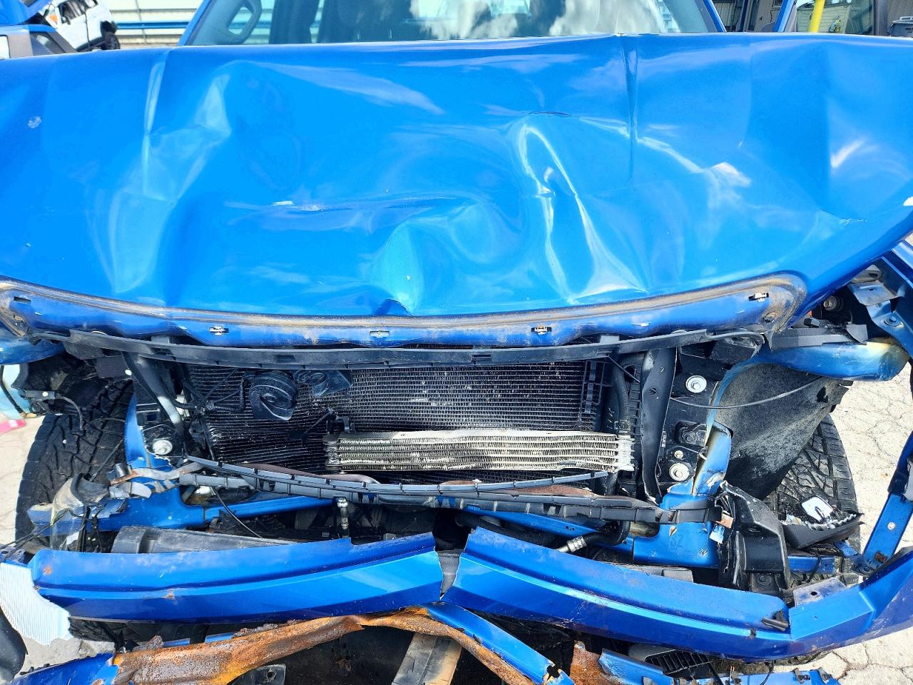 2014 Ford F150 Supercrew Blue vin: 1FTFW1EF6EKG44397