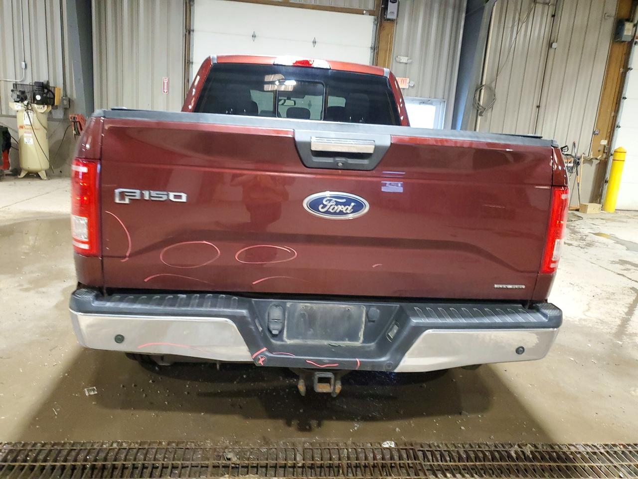 2015 Ford F150 Supercrew Brown vin: 1FTFW1EF6FFA09223