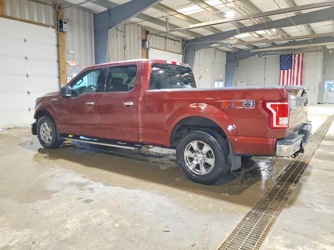 2015 Ford F150 Supercrew Brown vin: 1FTFW1EF6FFA09223